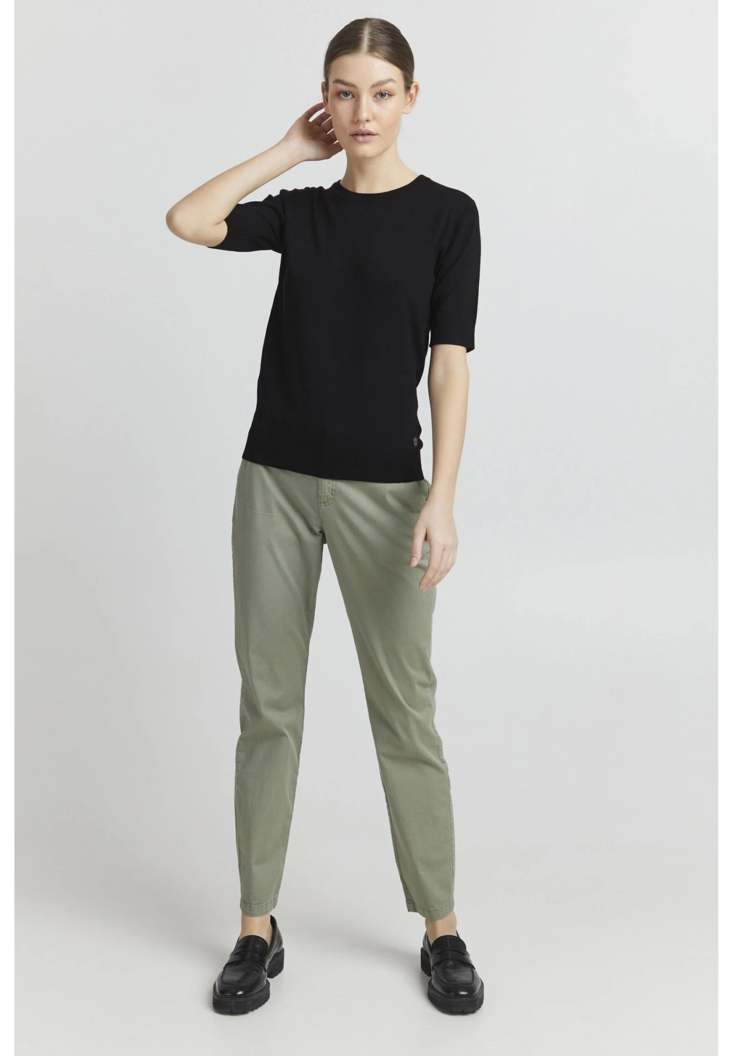 OXMO Oxhelin - T-Shirt Basic - Black - Afbeelding 2