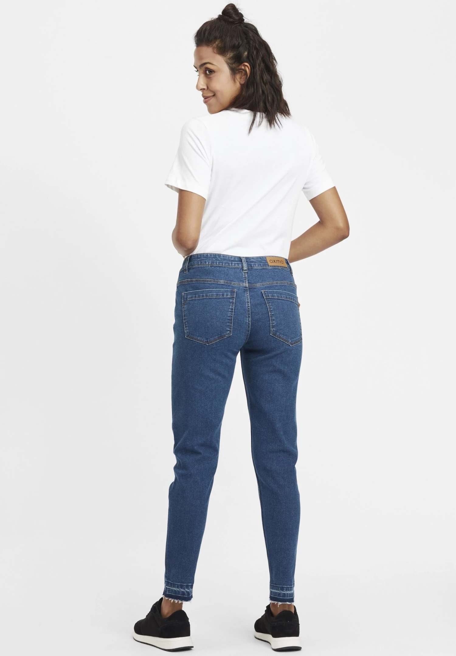 OXMO Oxirabelle - Slim Fit Jeans - Antique Blue - Afbeelding 3