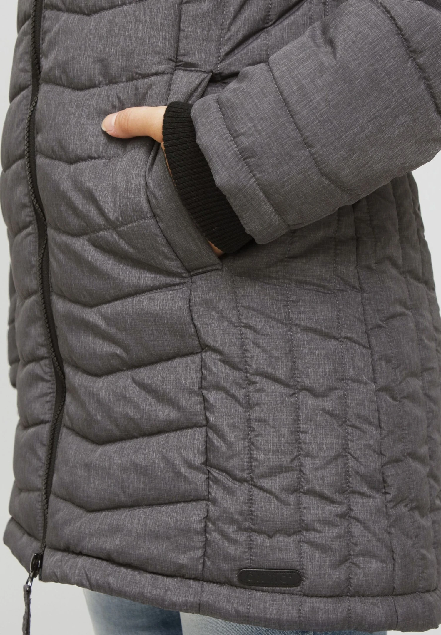 OXMO Oxnelly - Winterjas - Smoked Pearl - Afbeelding 5