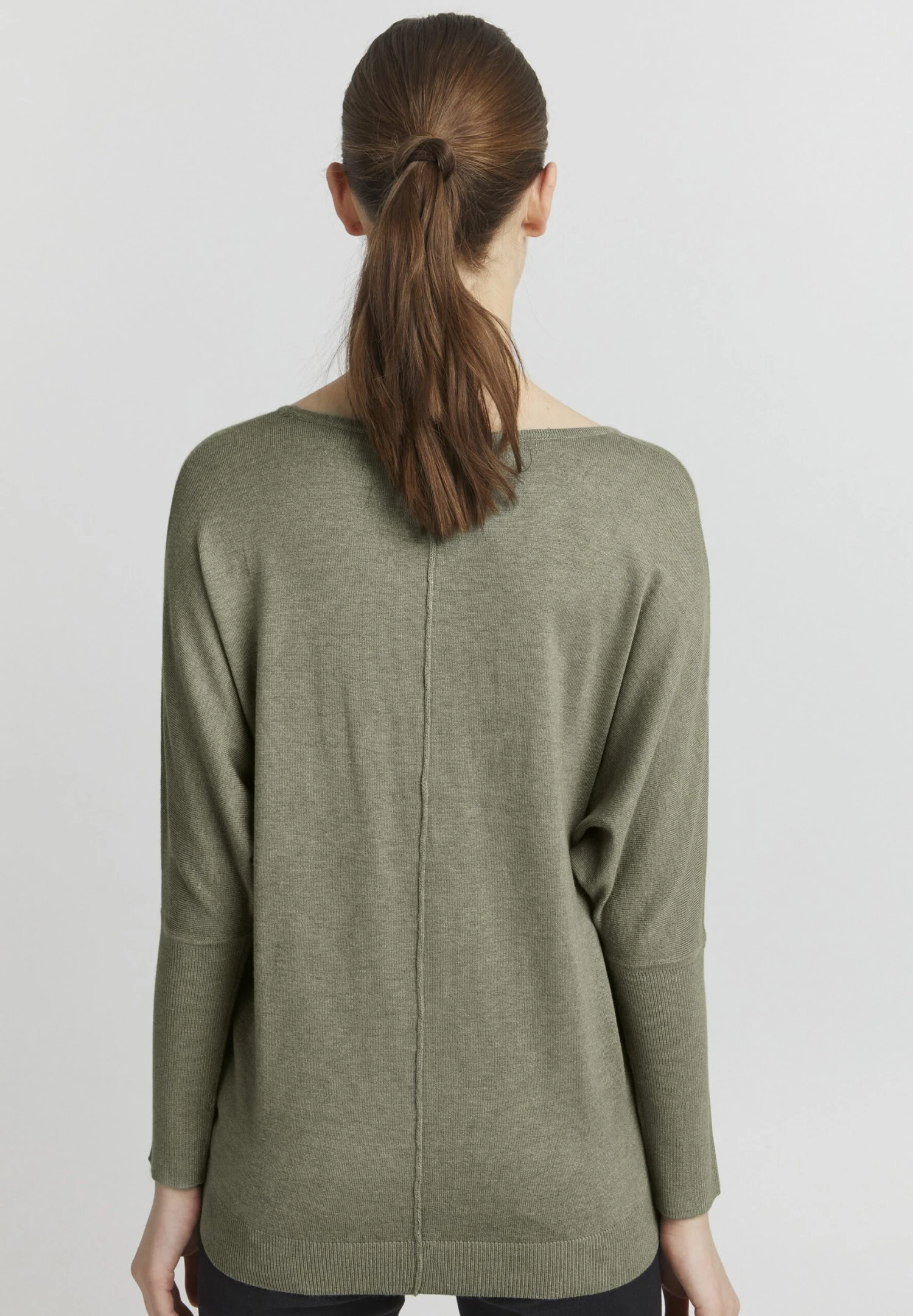 OXMO Oxherdis - Trui - Seagrass Melange - Afbeelding 3