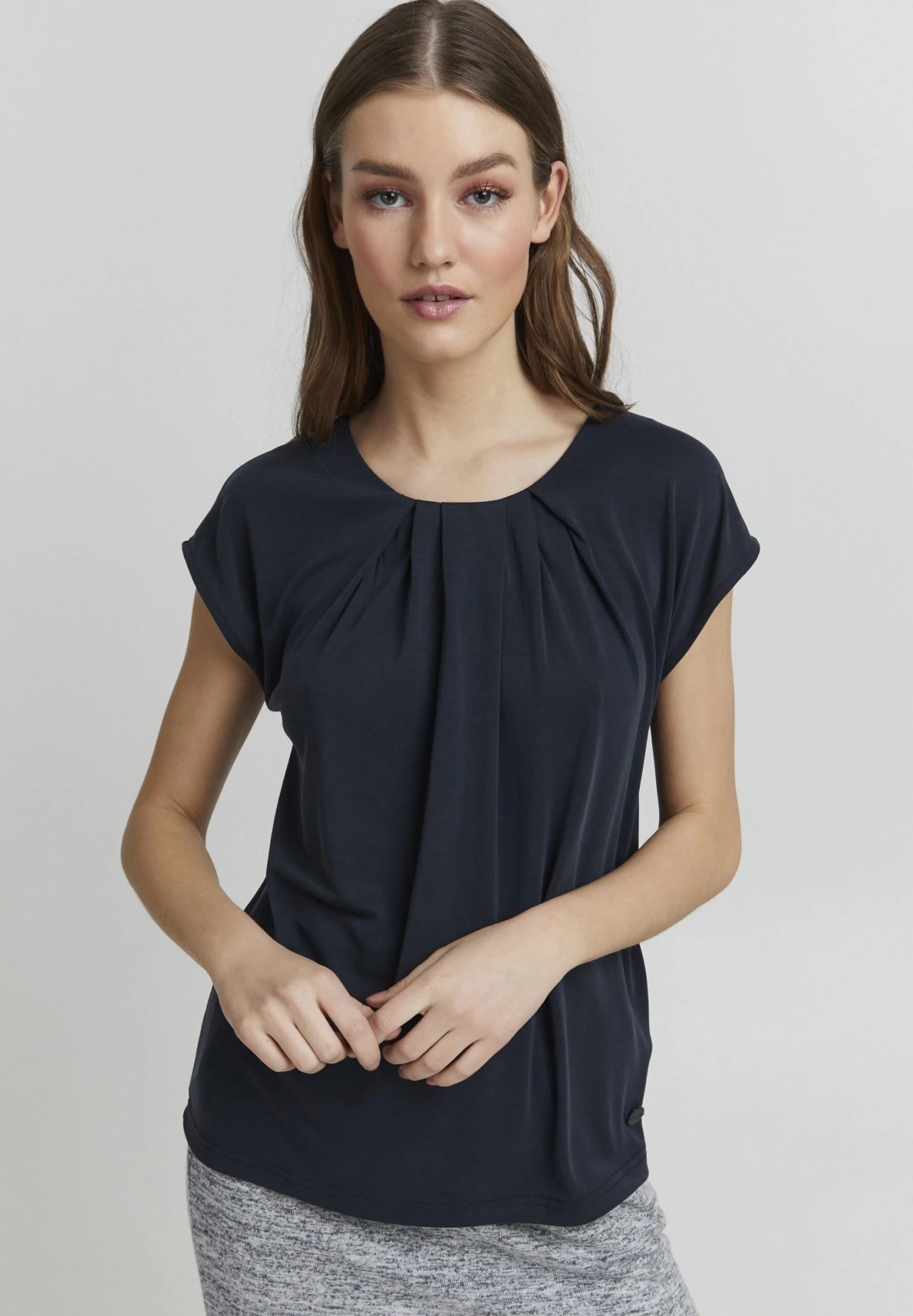 OXMO Bjalla - T-Shirt Print - Darkblue