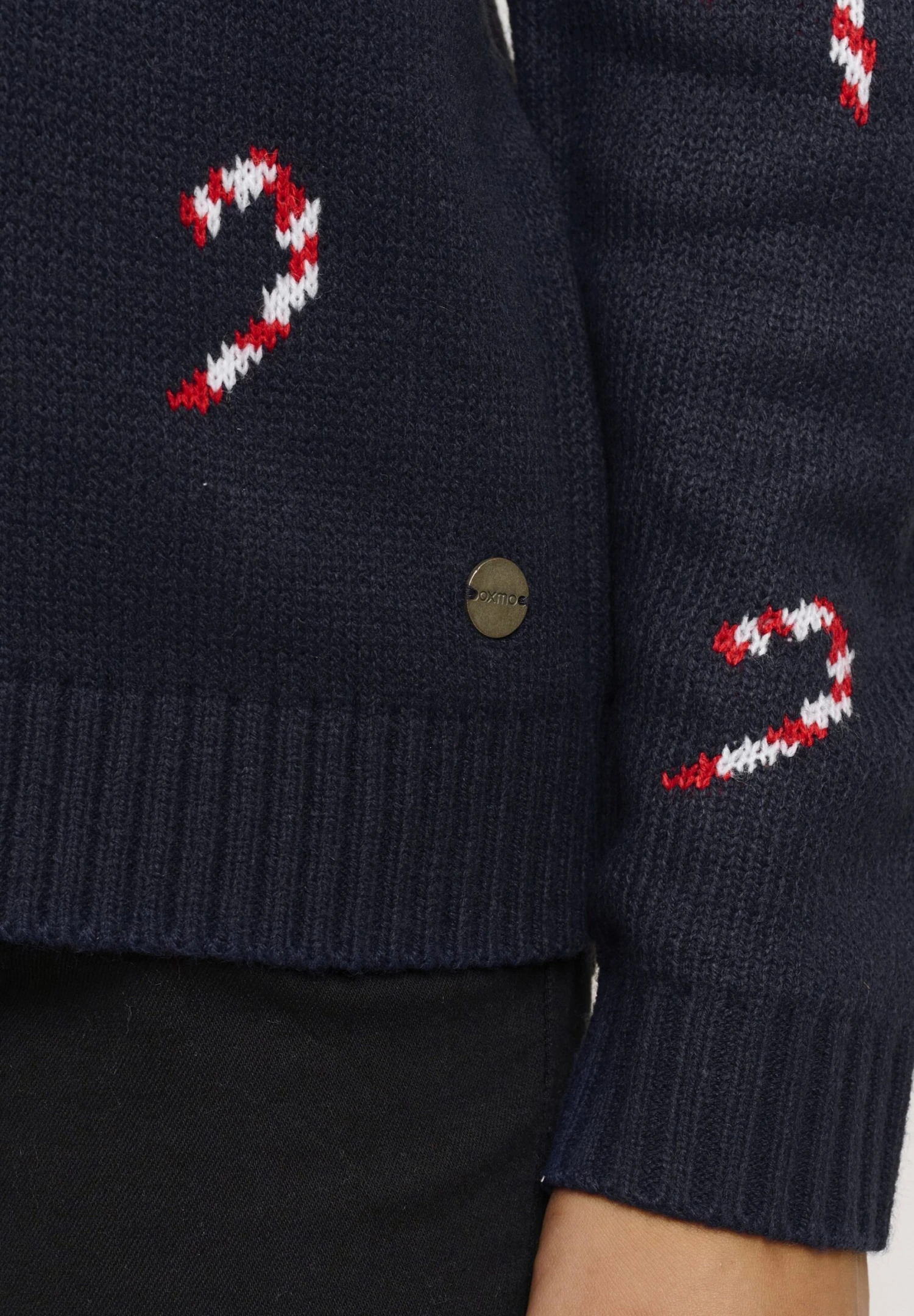 OXMO Oxchristel - Trui - Dress Blues - Afbeelding 5