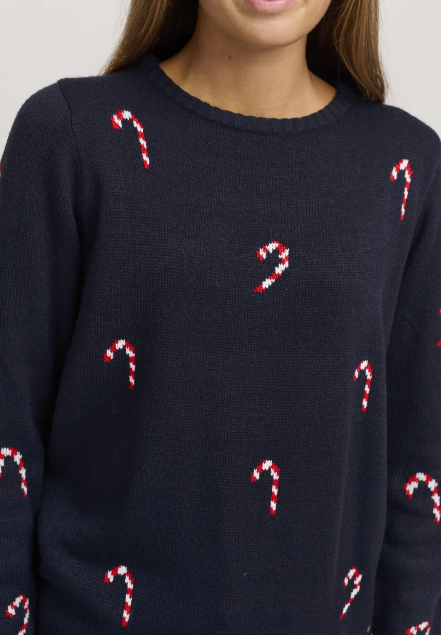 OXMO Oxchristel - Trui - Dress Blues - Afbeelding 4