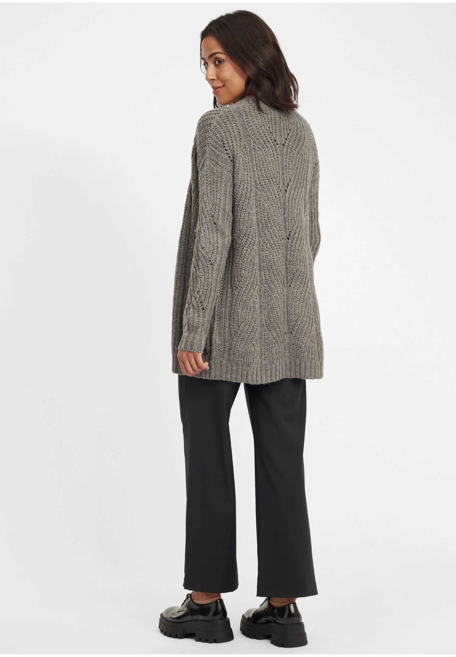 OXMO Oxclea - Vest - Medium Grey Melange - Afbeelding 3