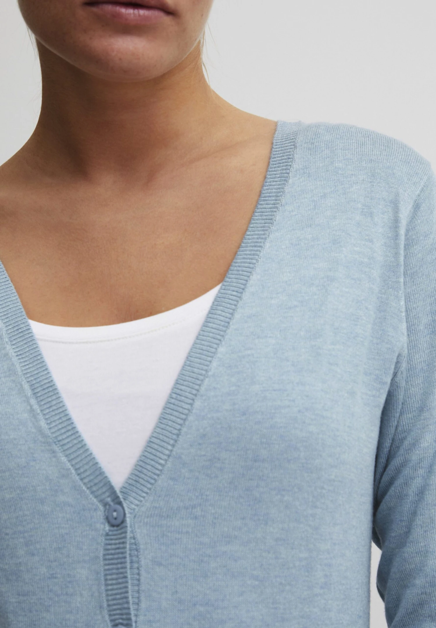 OXMO Oxhelene - Vest - Blue Bell Melange - Afbeelding 4