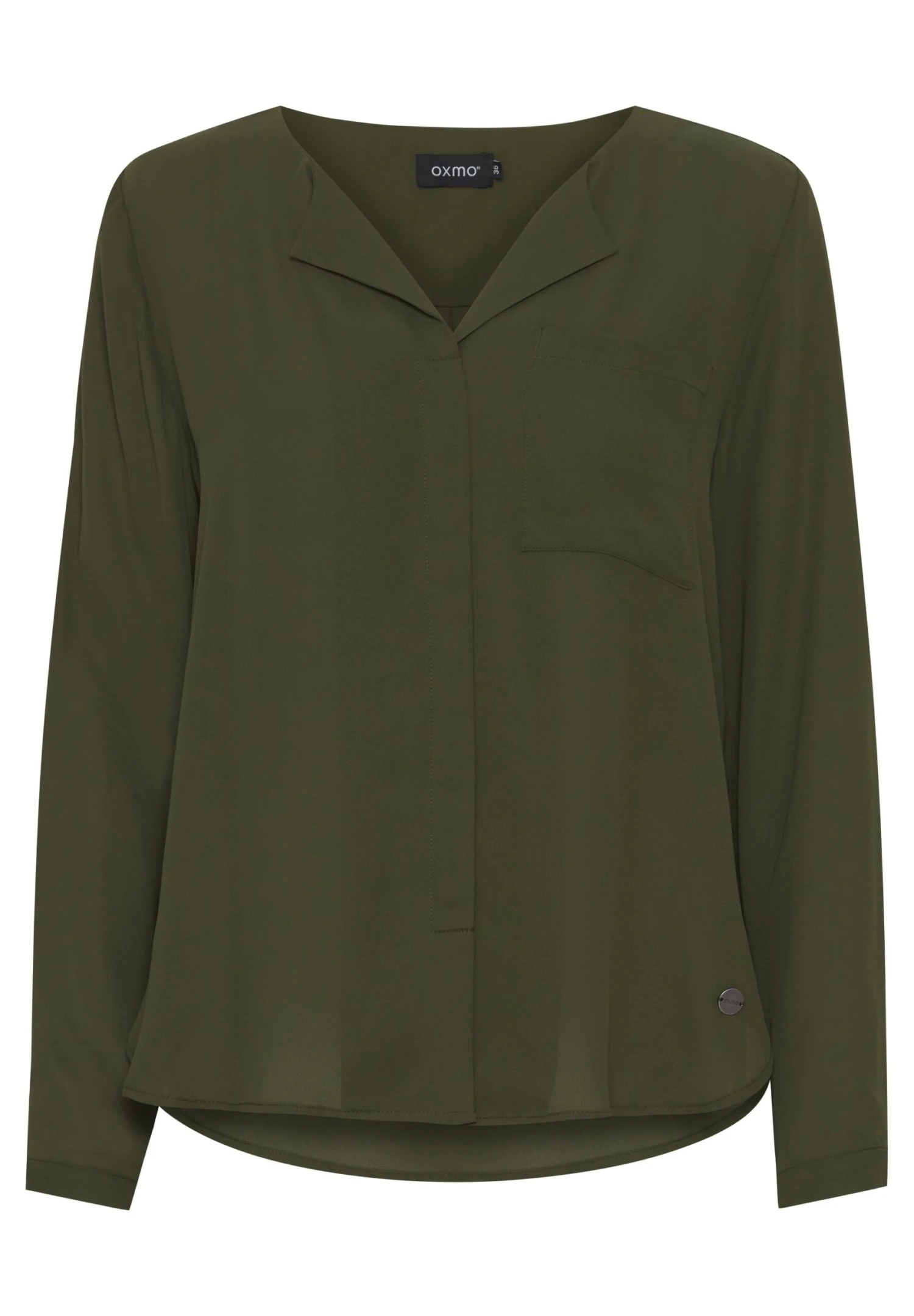 OXMO Oxhally - Blouse - Rifle Green - Afbeelding 6