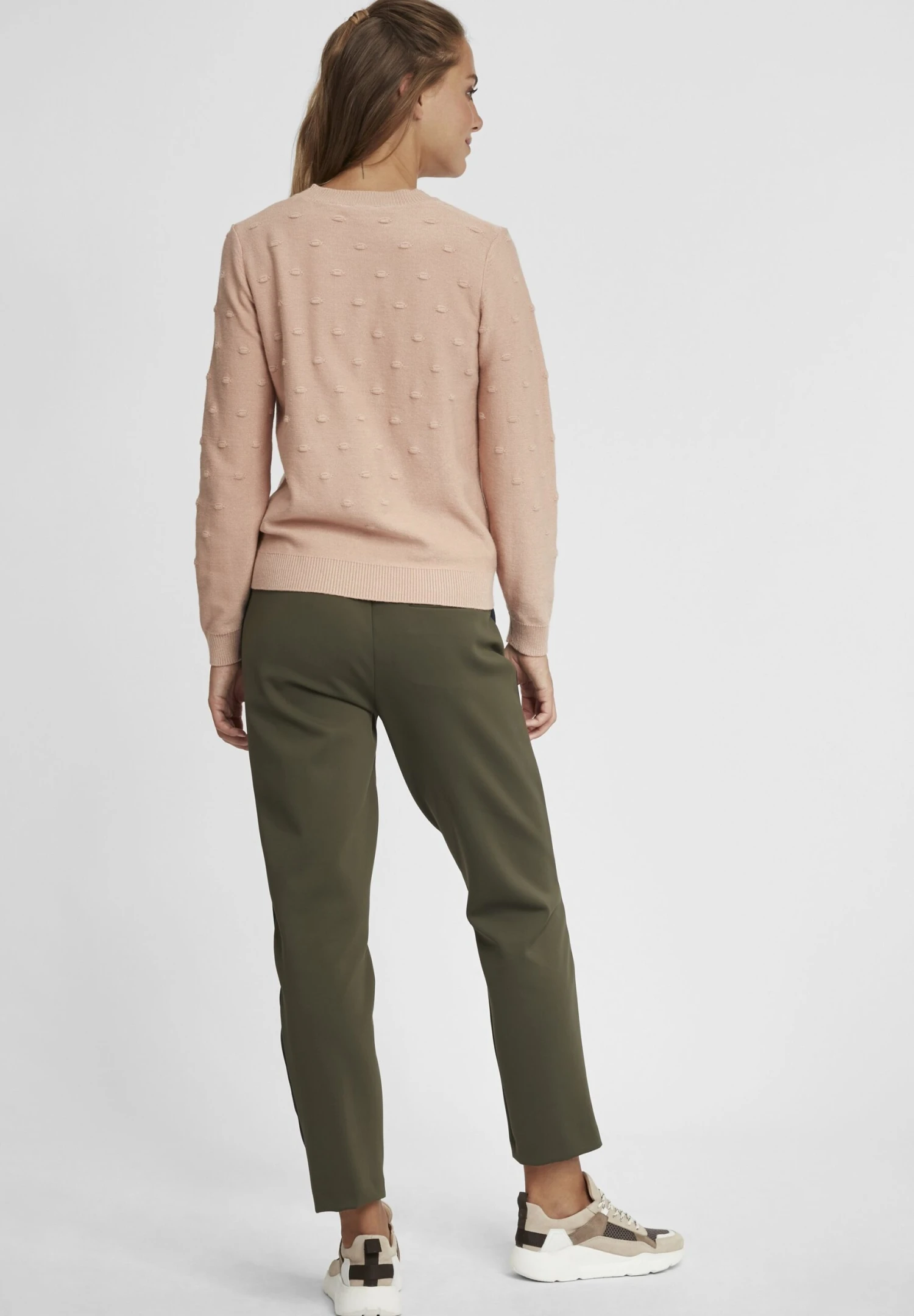 OXMO Oxdotta - Trui - Mahogany Rose - Afbeelding 3