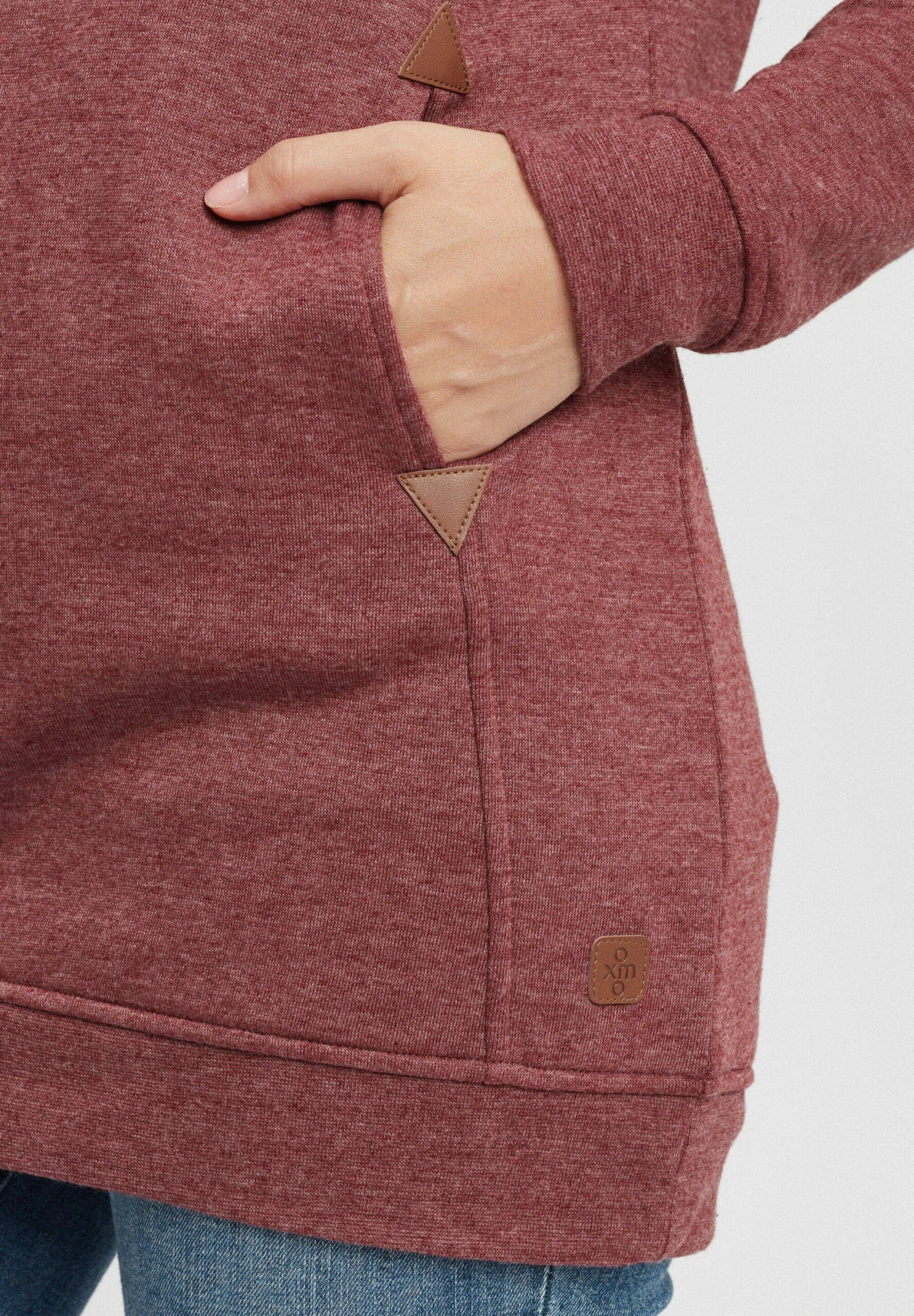 OXMO Oxvicky - Hoodie - Wine Red M - Afbeelding 5