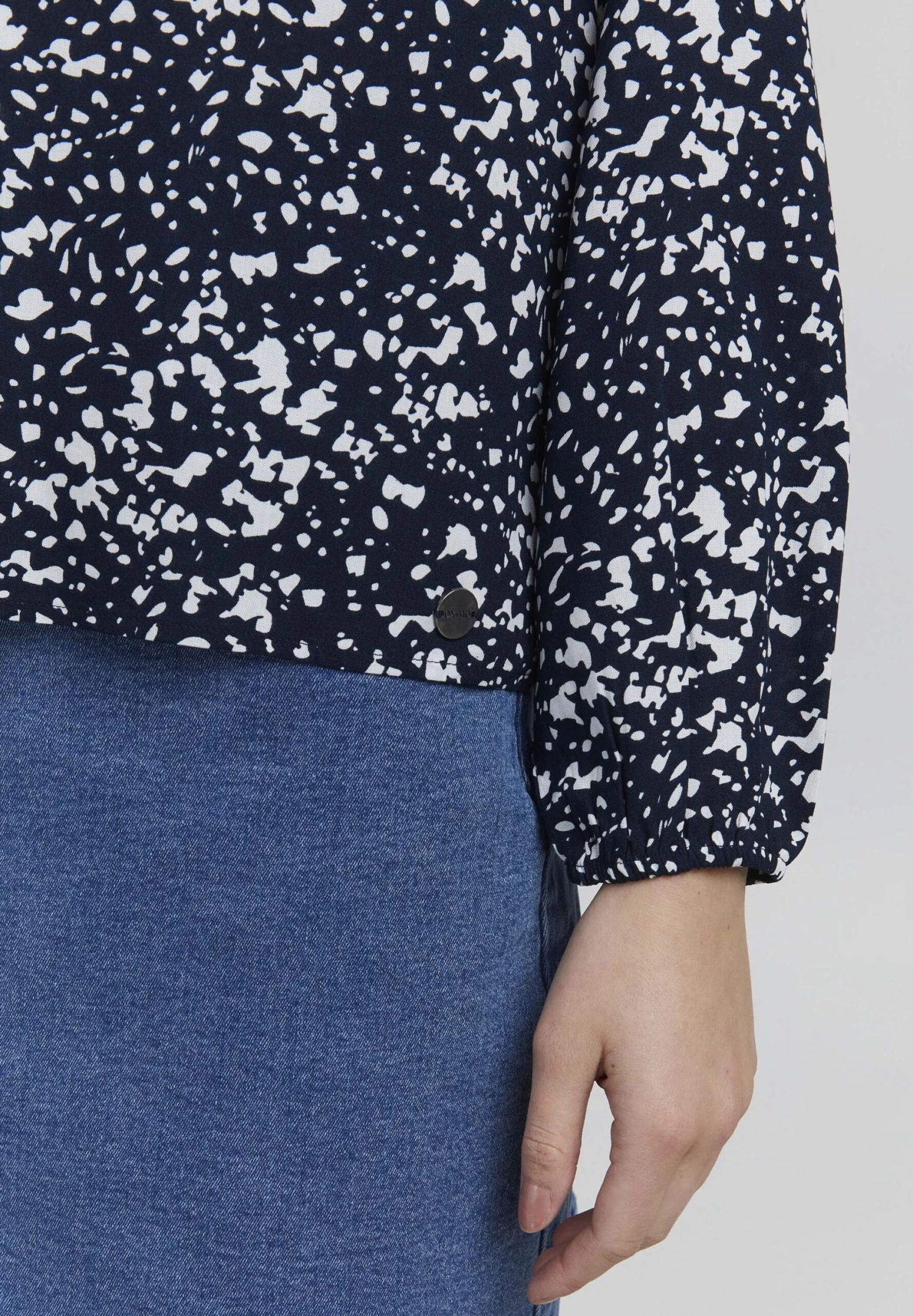 OXMO Elvy - Blouse - Total Eclipse Mix - Afbeelding 5