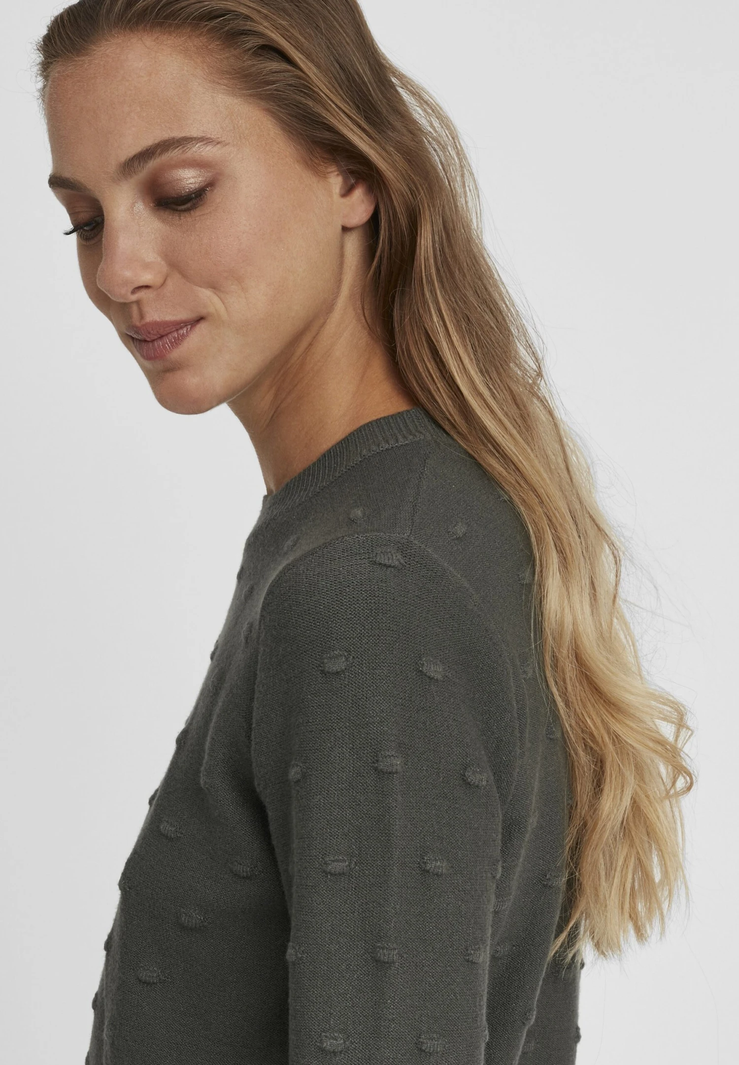 OXMO Oxdotta - Trui - Dark Shadow - Afbeelding 4