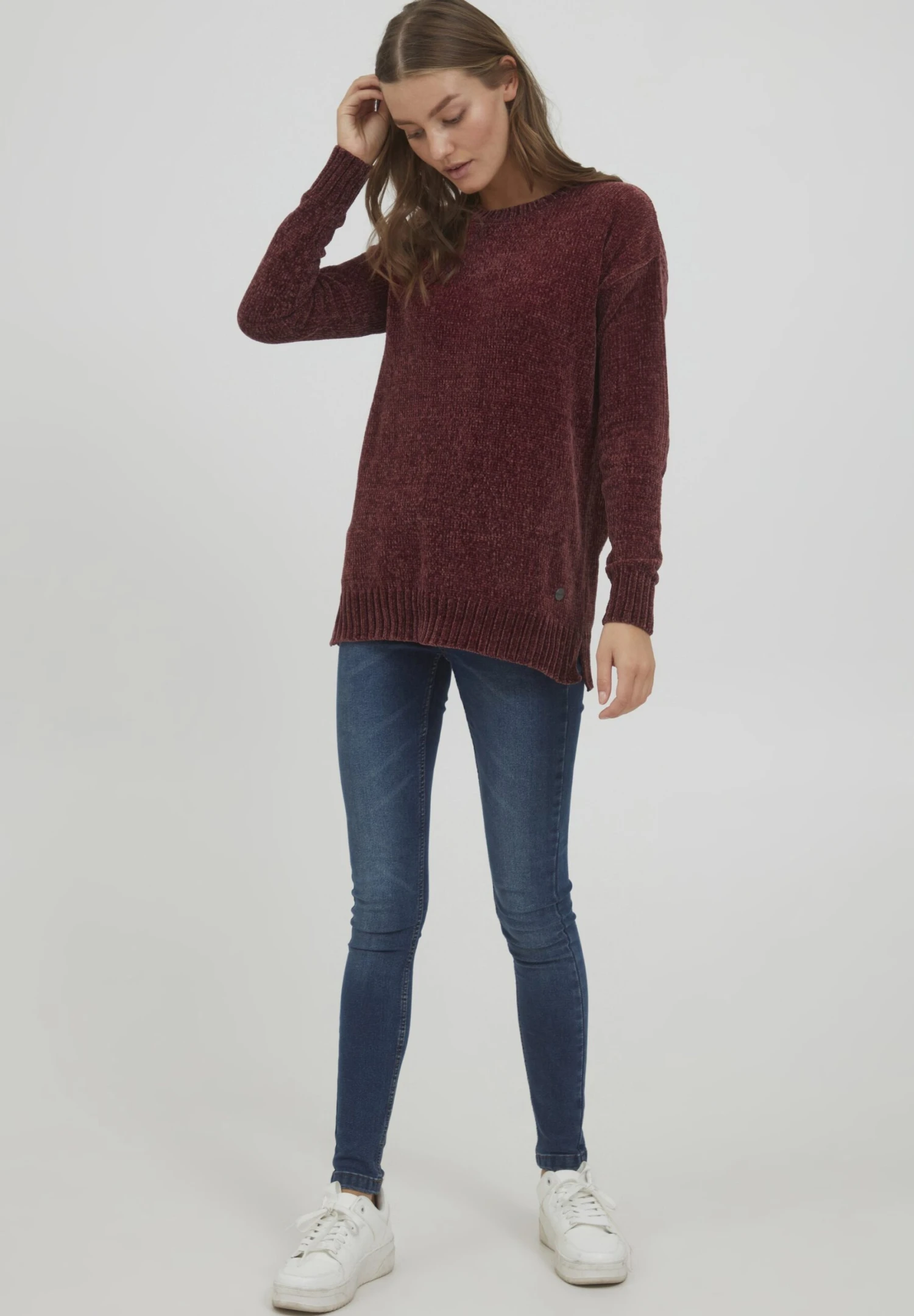 OXMO Oxelvina - Trui - Wine Red - Afbeelding 2