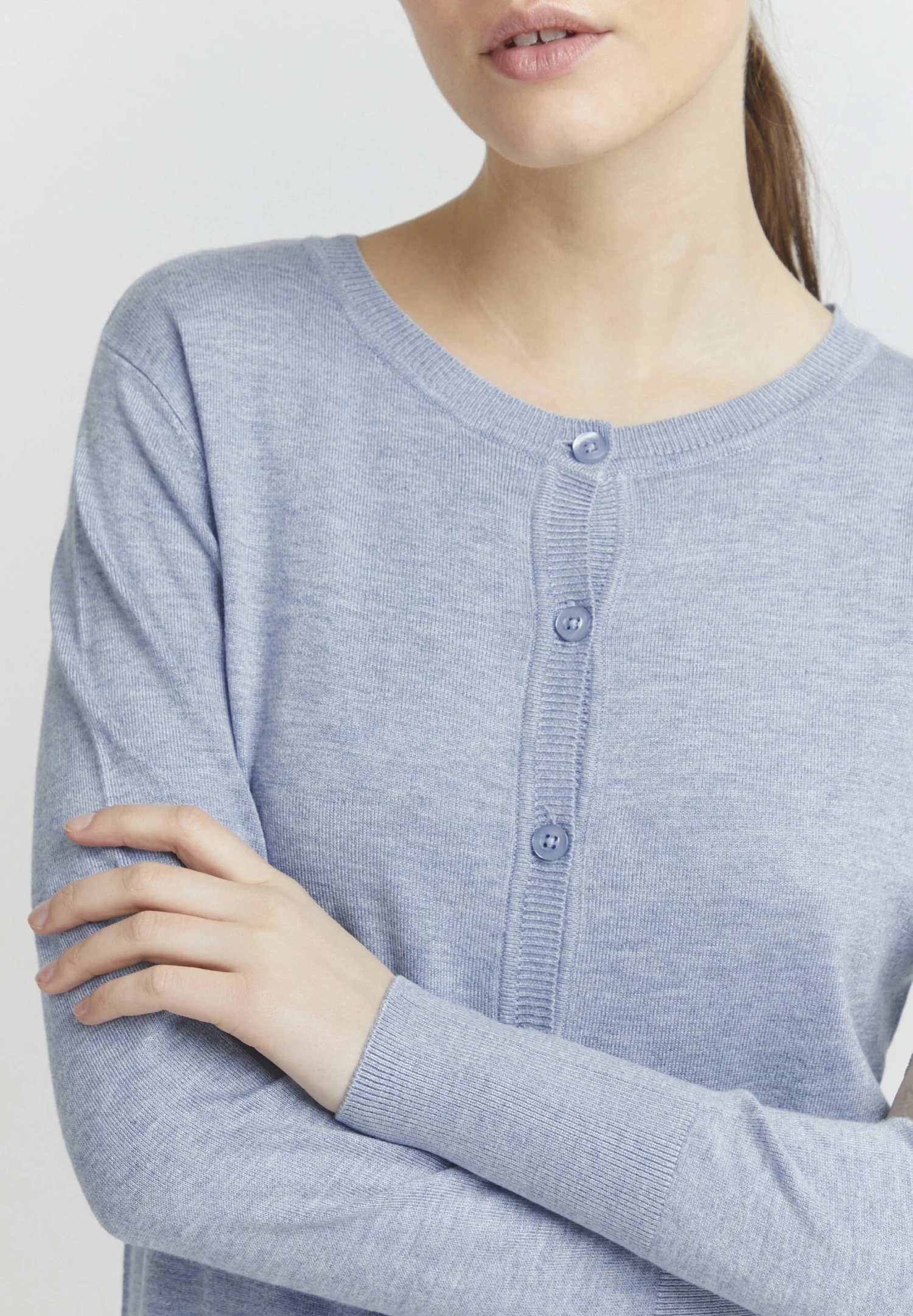 OXMO Vest - Kentucky Blue Melange - Afbeelding 4