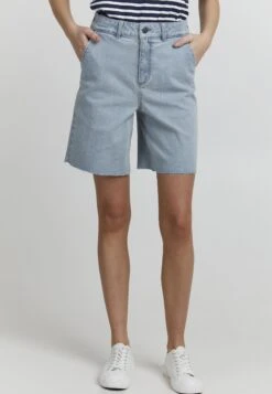 OXMO Jeansshort - Light Blue Denim