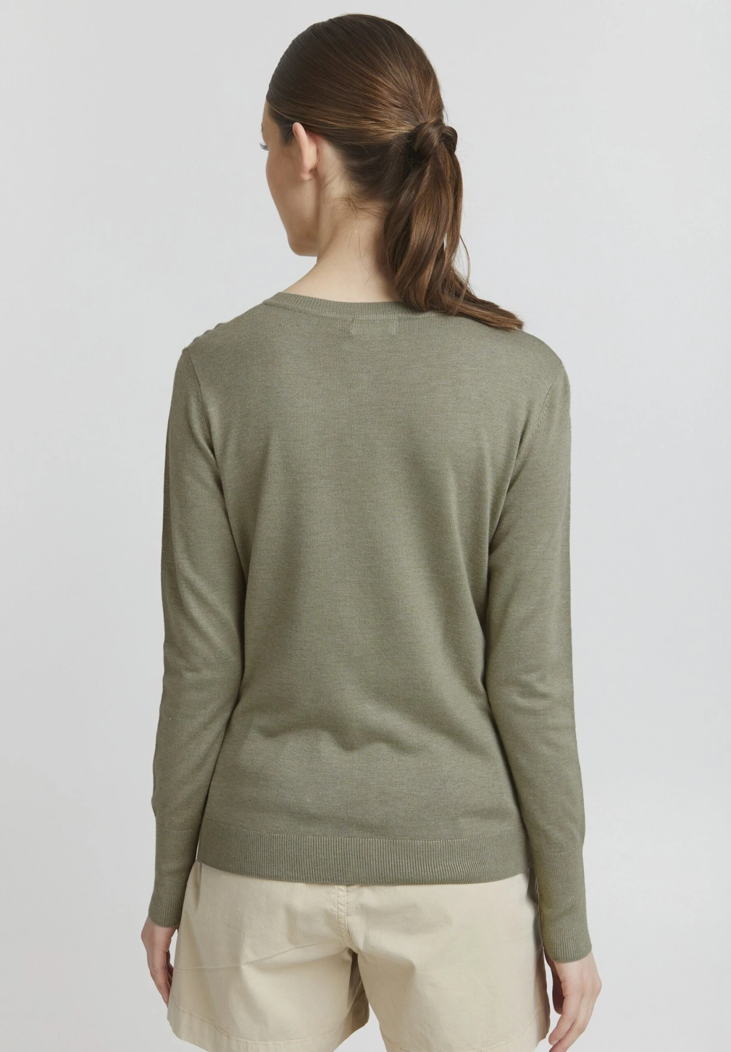 OXMO Vest - Seagrass Melange - Afbeelding 3