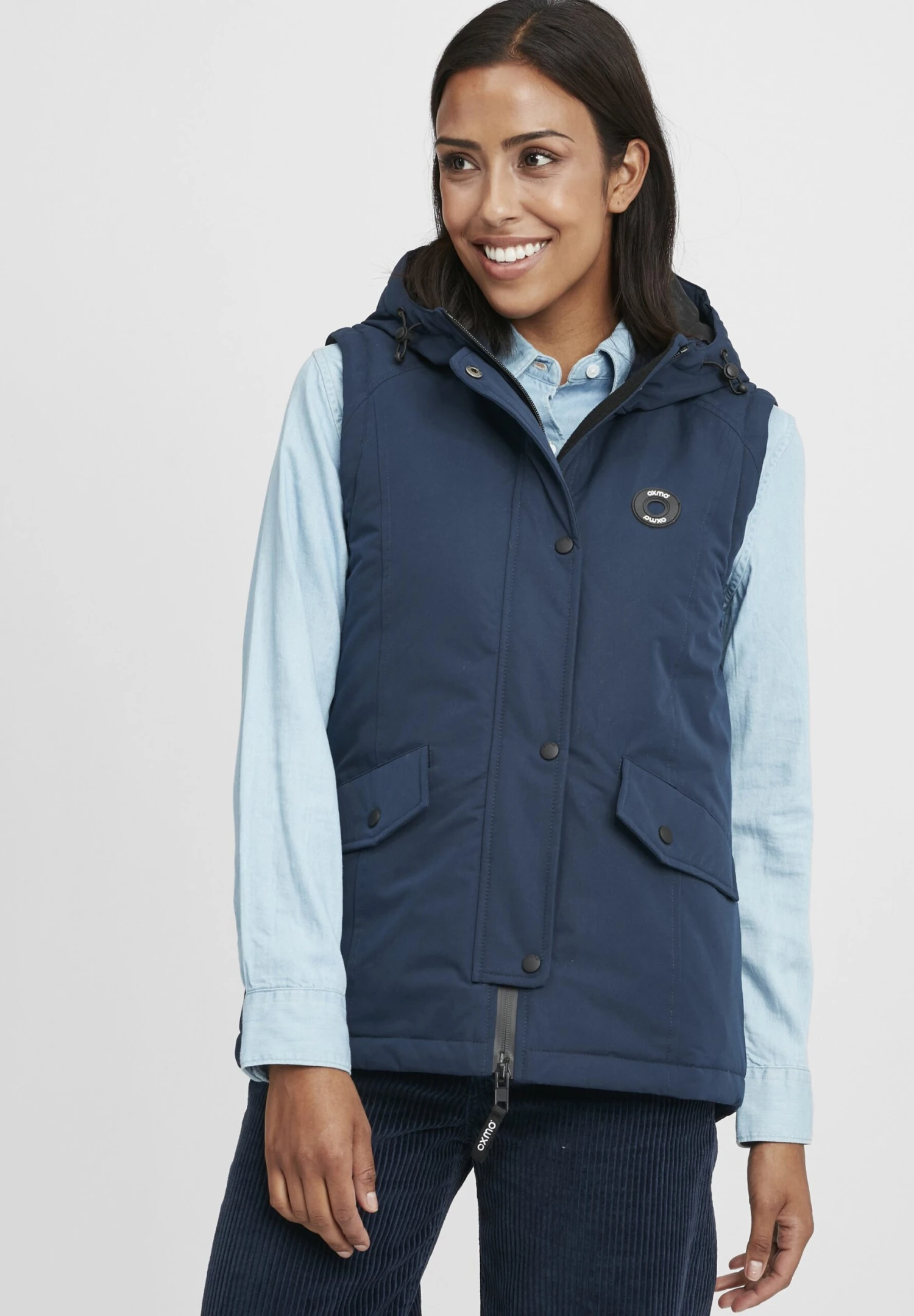 OXMO Oxtenja - Bodywarmer - Dress Blues
