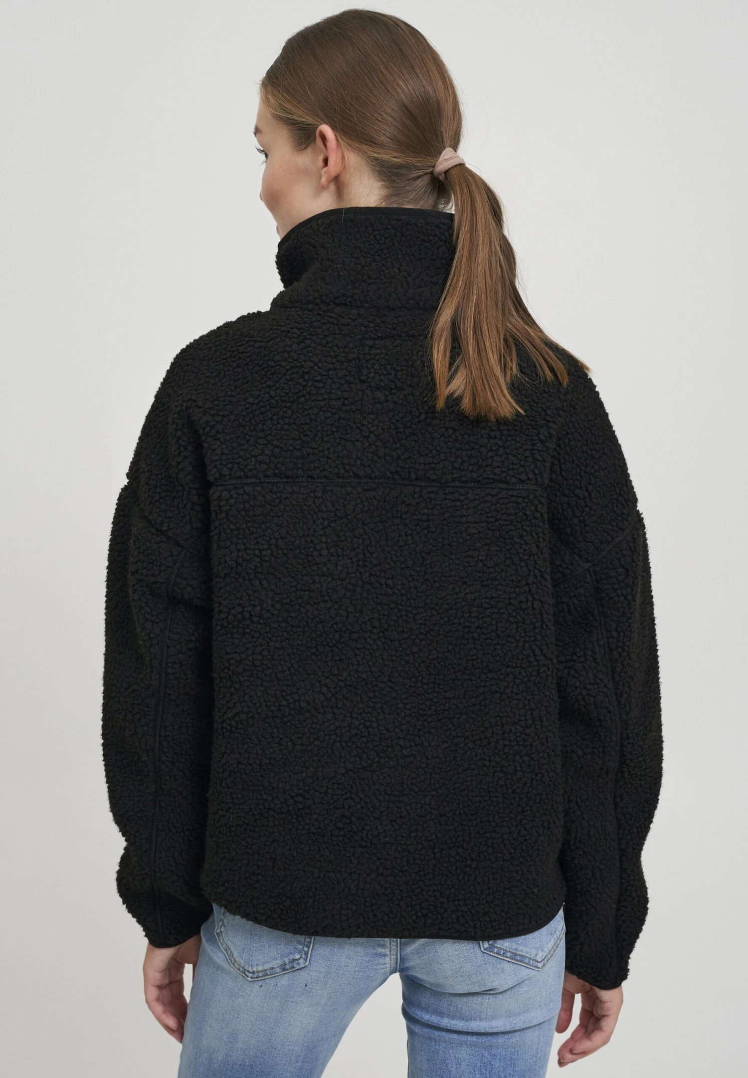 OXMO Oxtonje - Sweater Met Rits - Black - Afbeelding 3