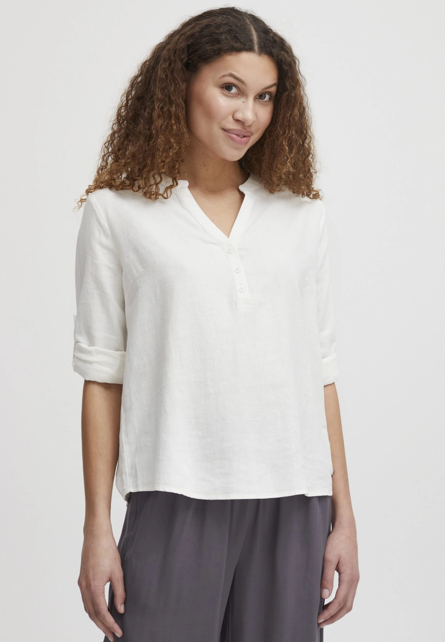 OXMO Oxanja - Blouse - Off White