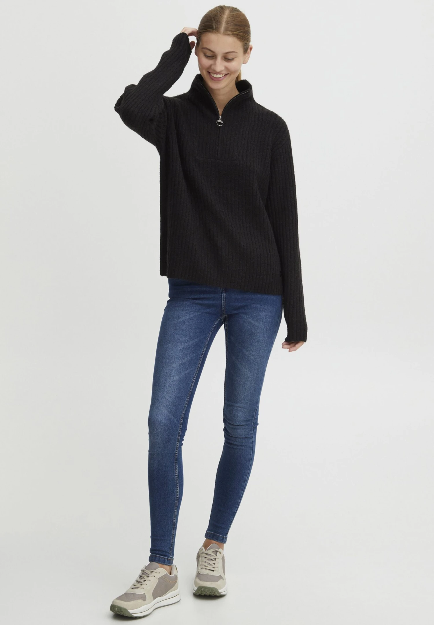 OXMO Oxsaline - Trui - Black - Afbeelding 2