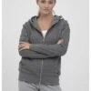 OXMO Vendela - Sweater Met Rits - Grey