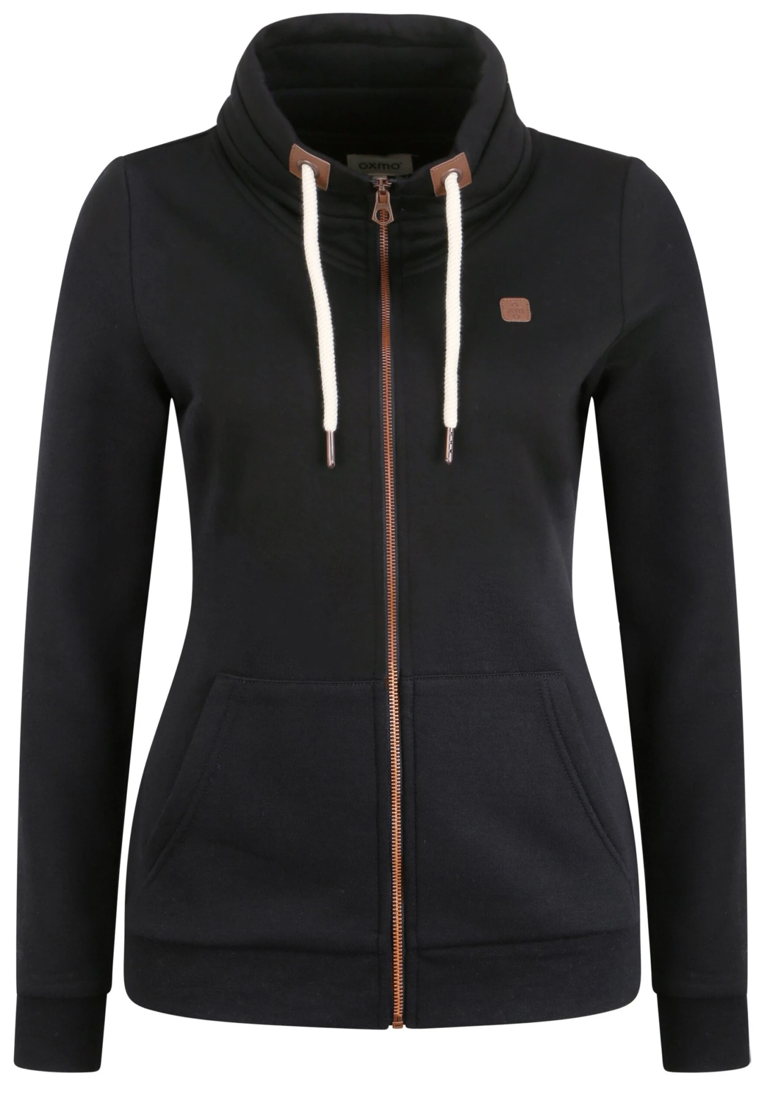 OXMO Oxvicky - Sweater Met Rits - Black - Afbeelding 5