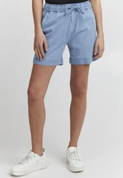 OXMO Oxlillith - Jeansshort - Light Blue Denim
