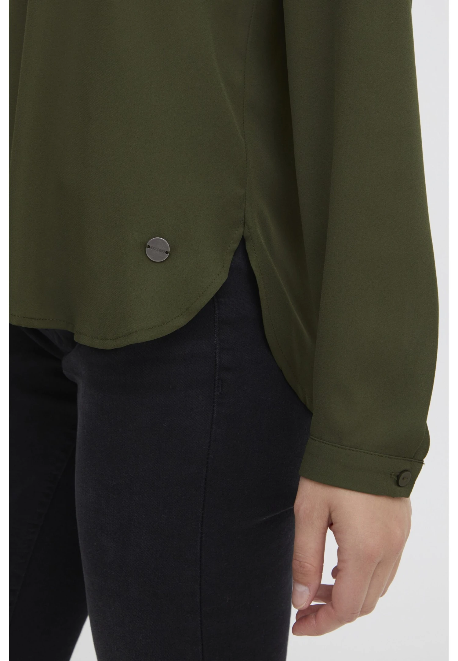 OXMO Oxhally - Blouse - Rifle Green - Afbeelding 5