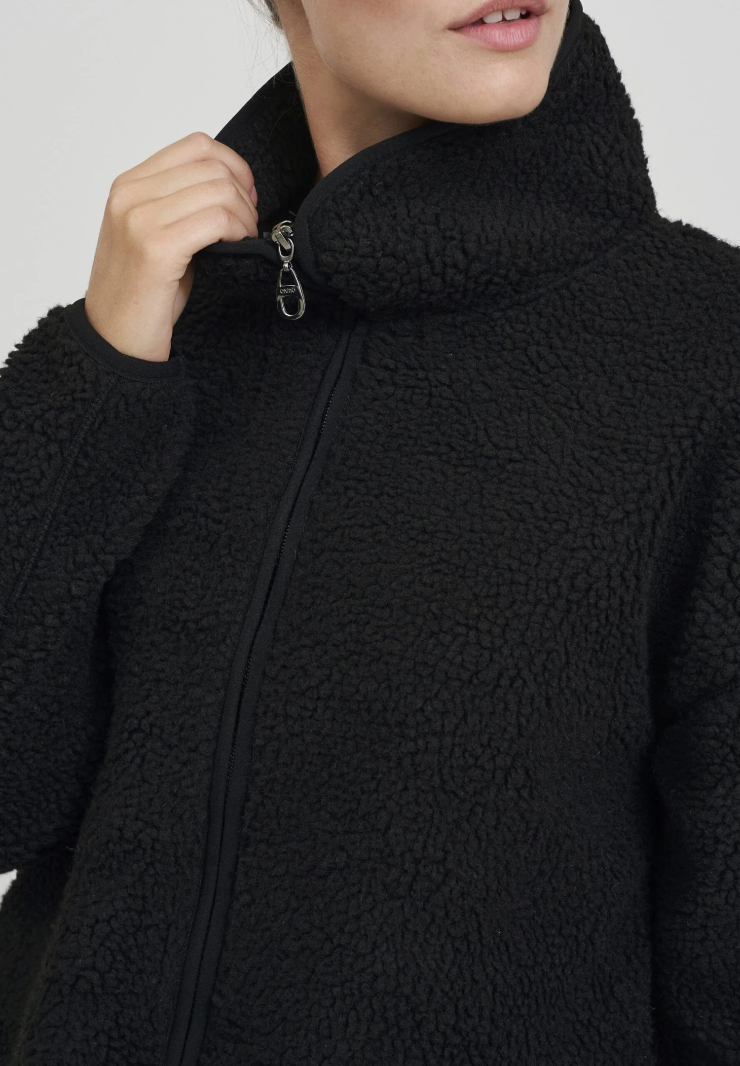 OXMO Oxtonje - Sweater Met Rits - Black - Afbeelding 4