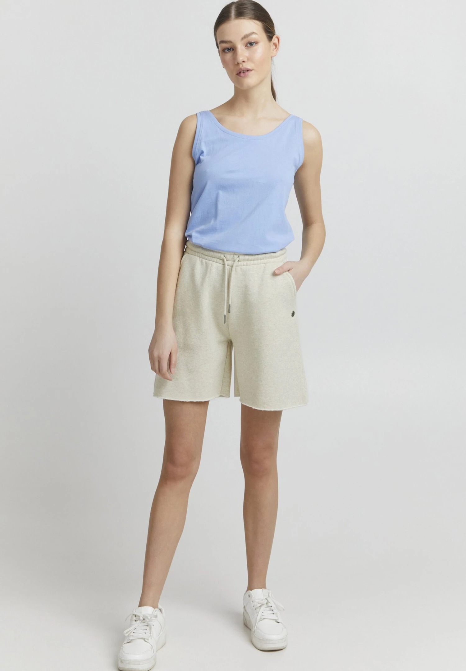 OXMO Hope - Shorts - Oatmeal Melange - Afbeelding 2