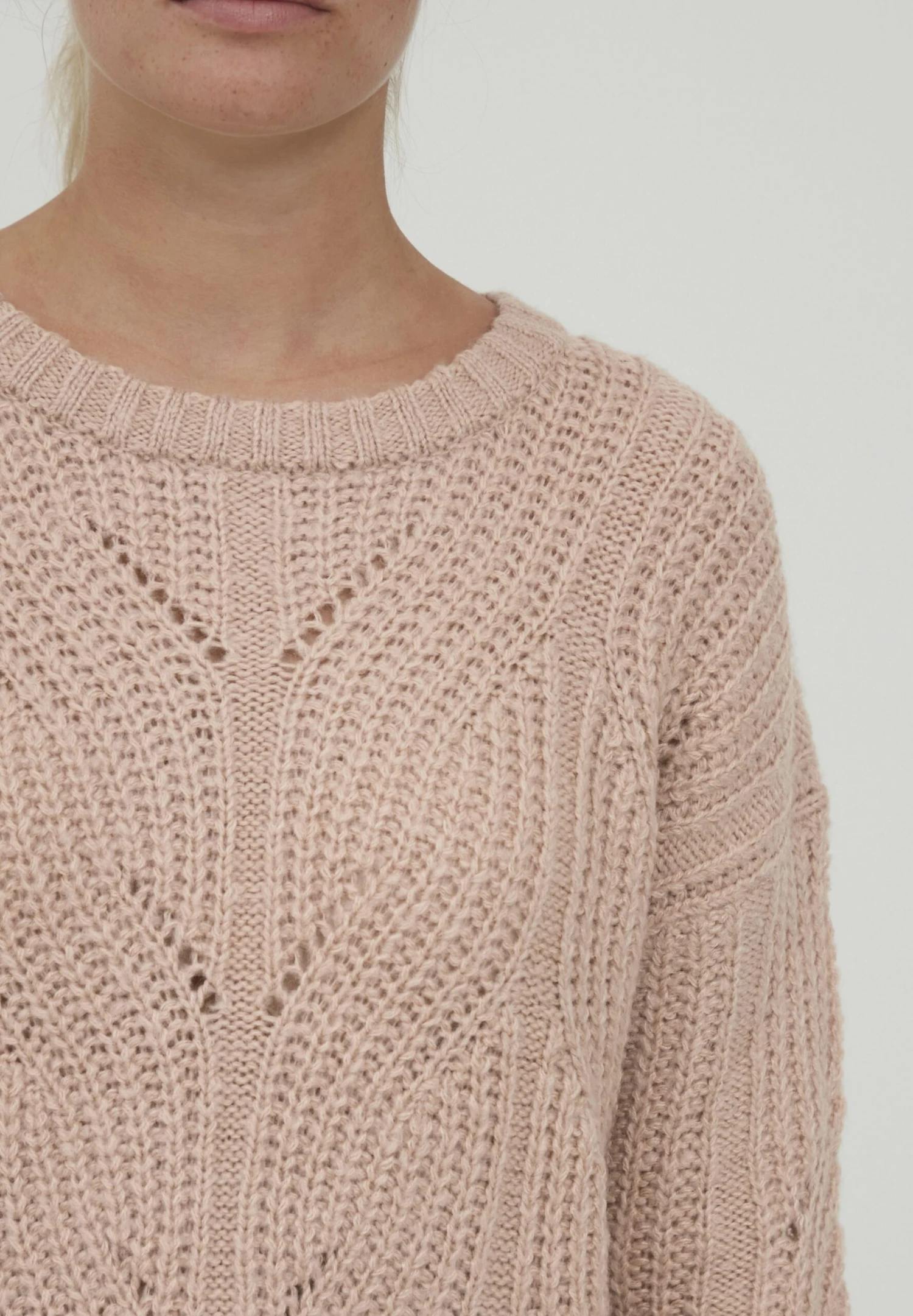 OXMO Oxchiara - Trui - Mahogany Rose - Afbeelding 3