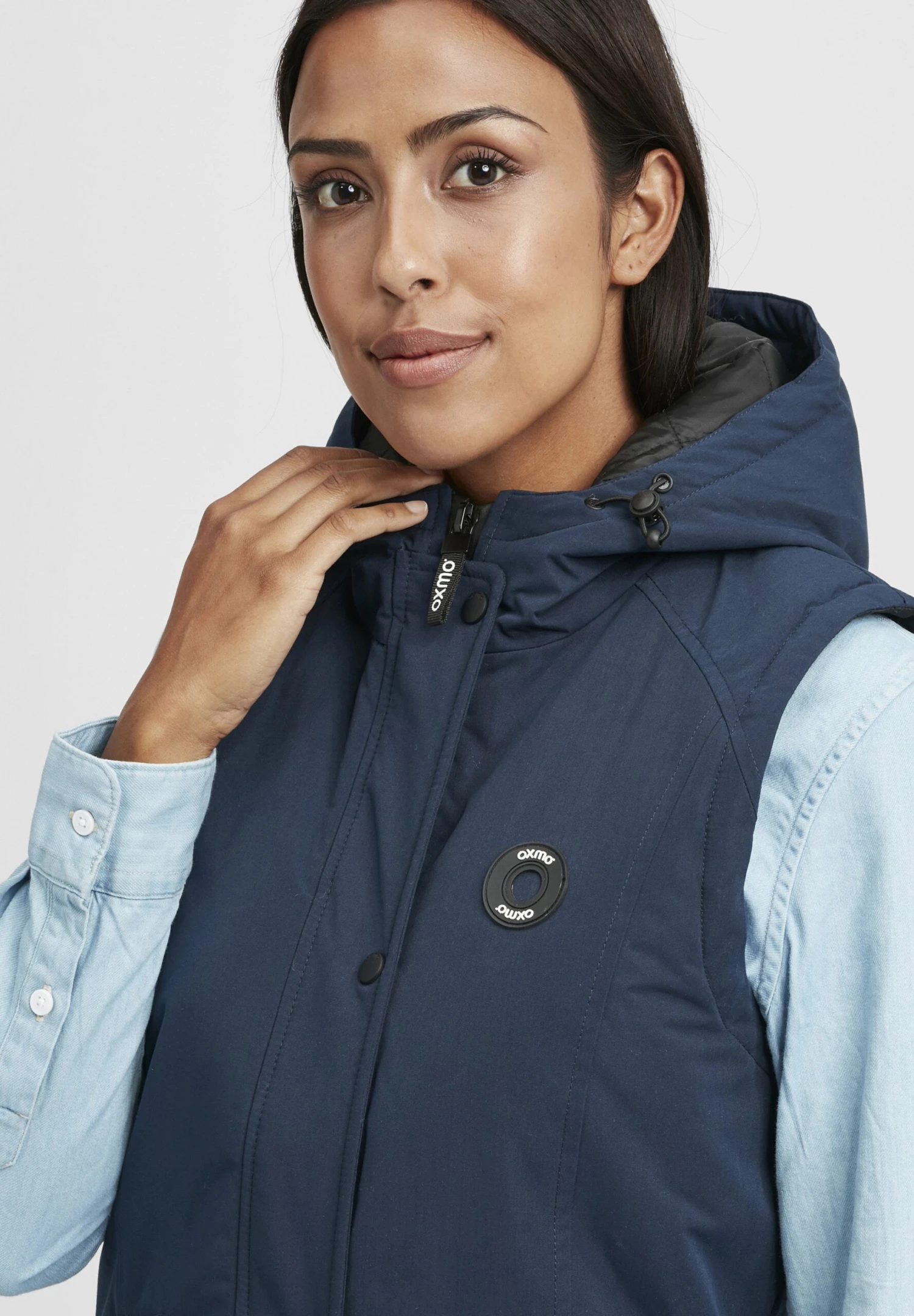 OXMO Oxtenja - Bodywarmer - Dress Blues - Afbeelding 4