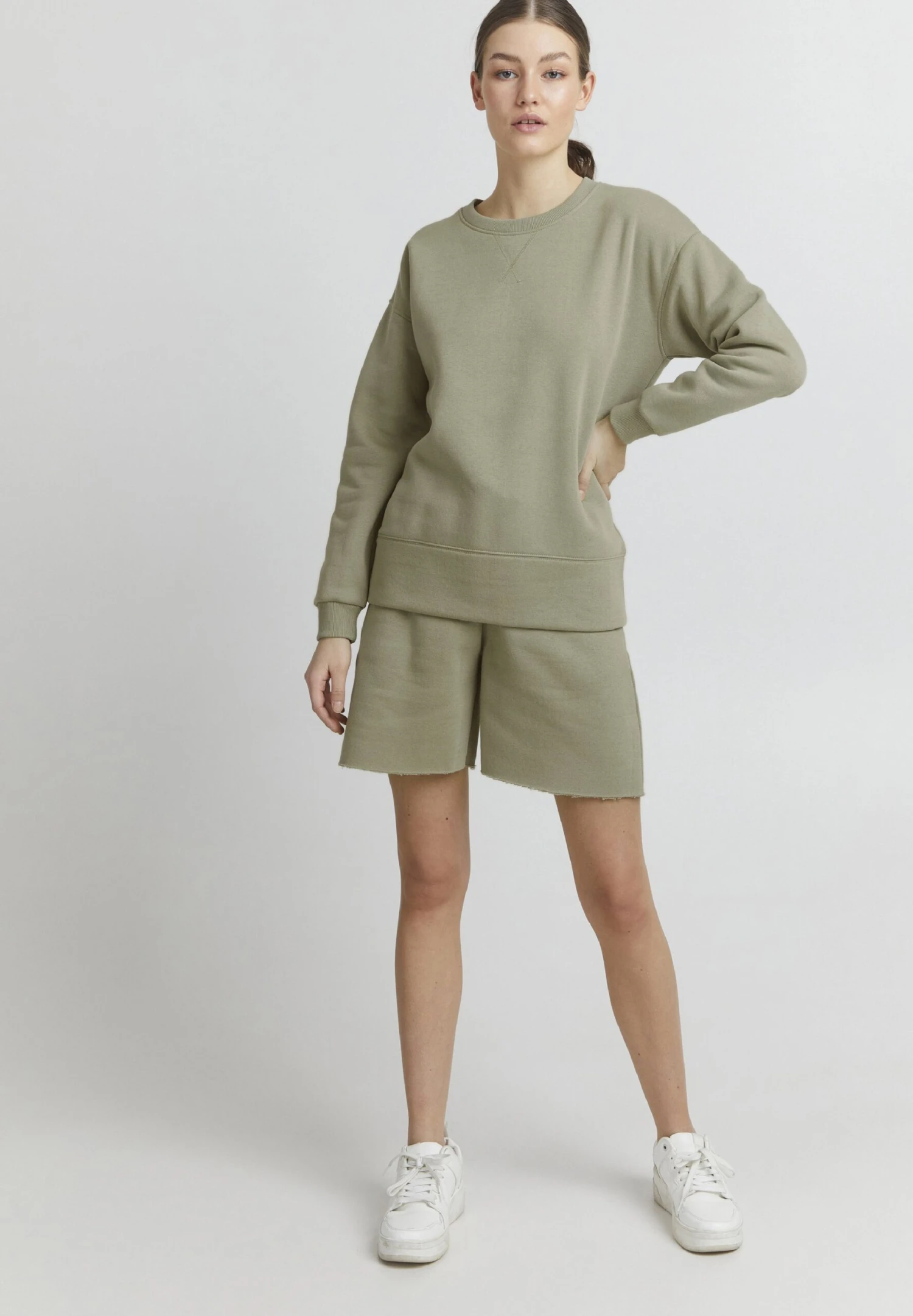 OXMO Holma - Sweater - Seagrass - Afbeelding 2
