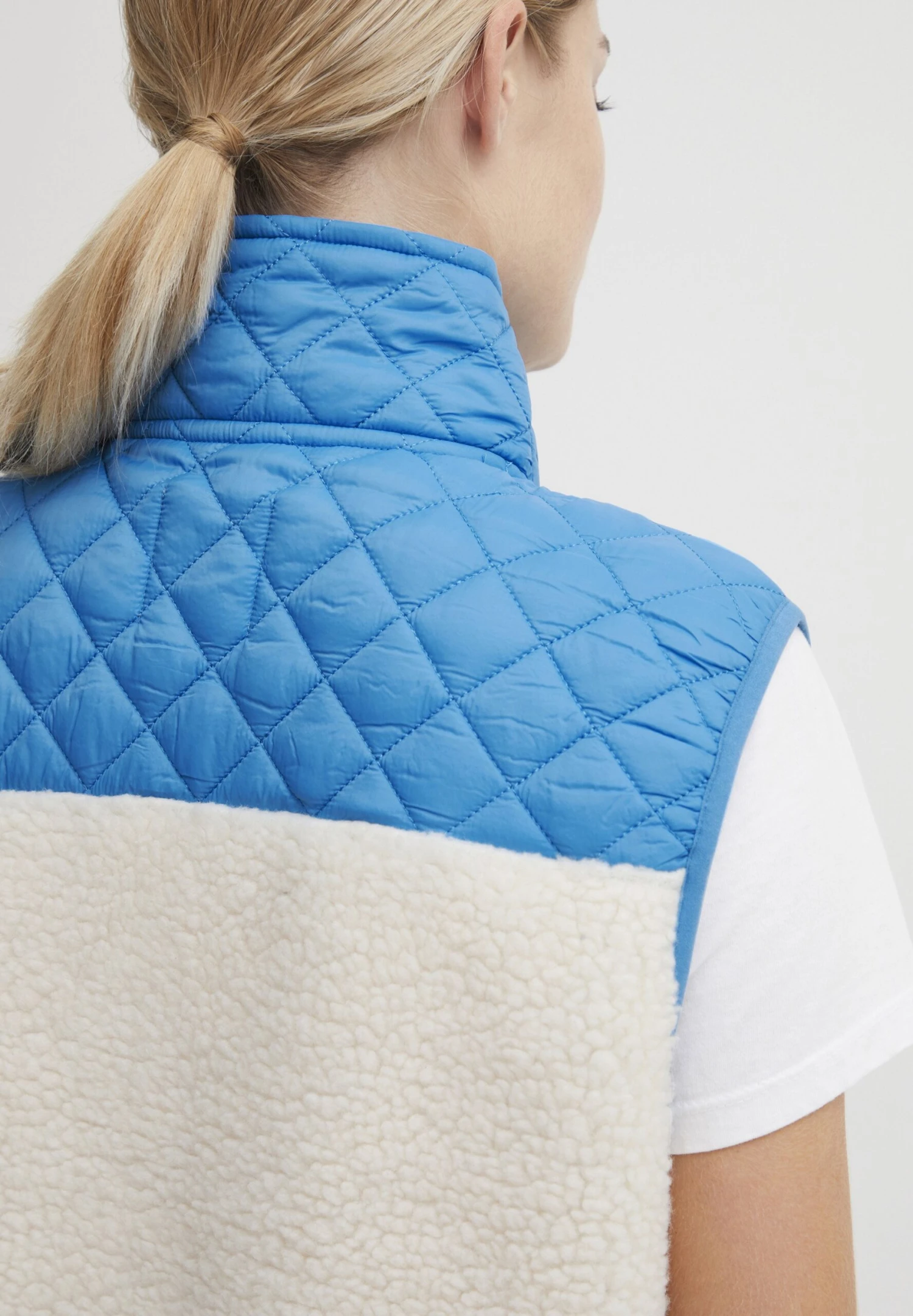 OXMO Oxbetty - Bodywarmer - Malibu Blue Mix - Afbeelding 5