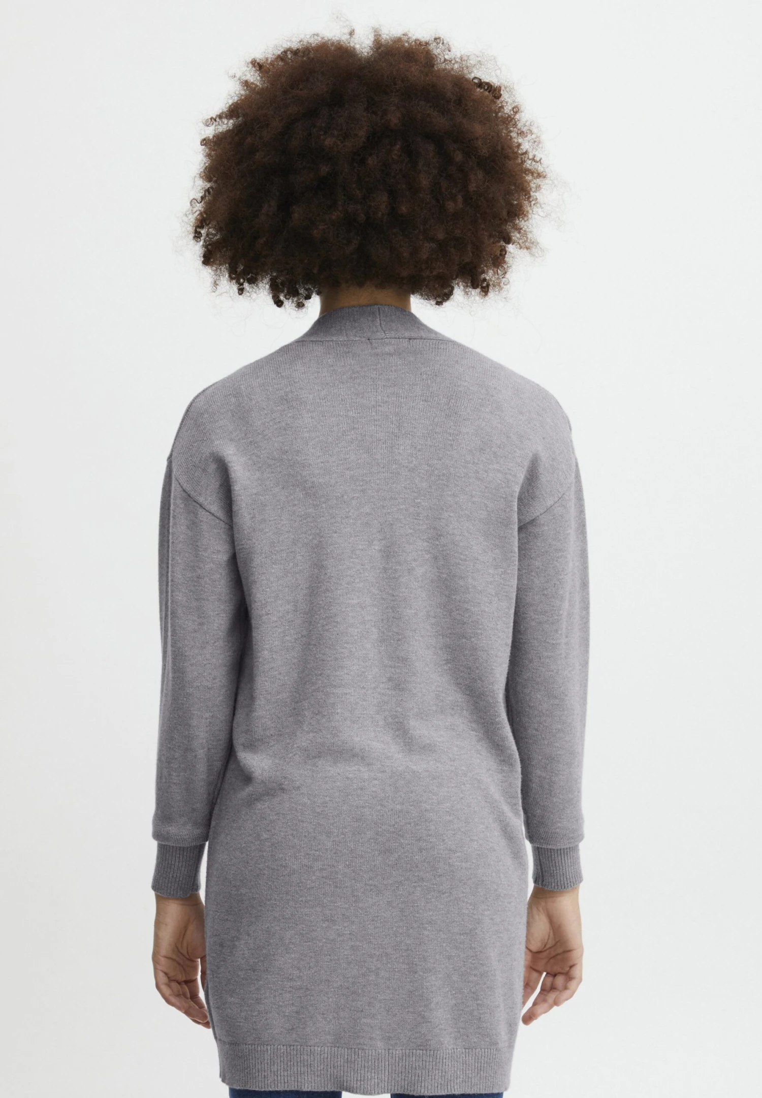 OXMO Oxritiana - Vest - Mid Grey Melange - Afbeelding 3