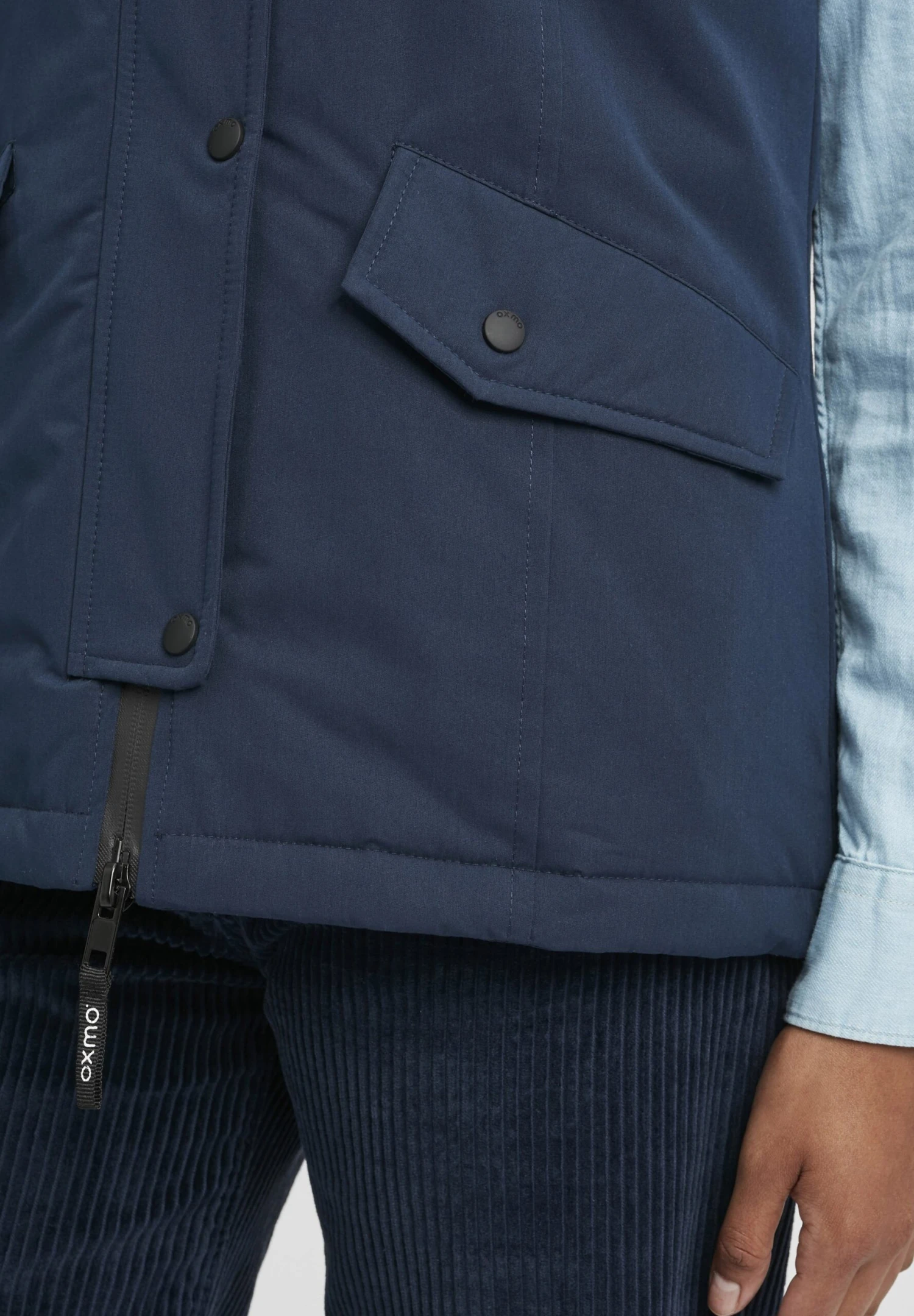 OXMO Oxtenja - Bodywarmer - Dress Blues - Afbeelding 5