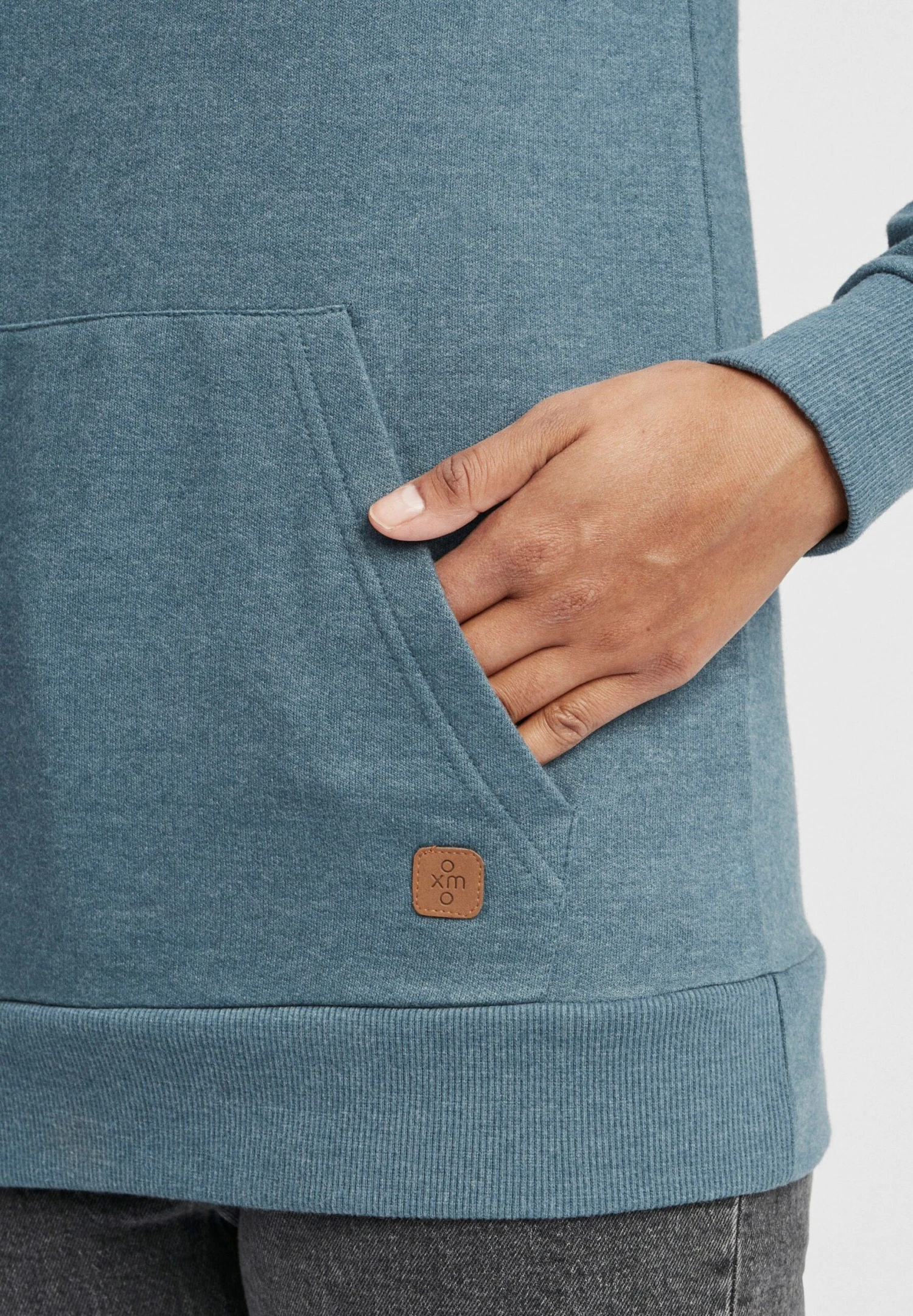 OXMO Oxjulia - Hoodie - Ensign Blue Teddy - Afbeelding 5