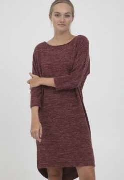 OXMO Oxbinala - Gebreide Jurk - Chocolate Truffle Melange