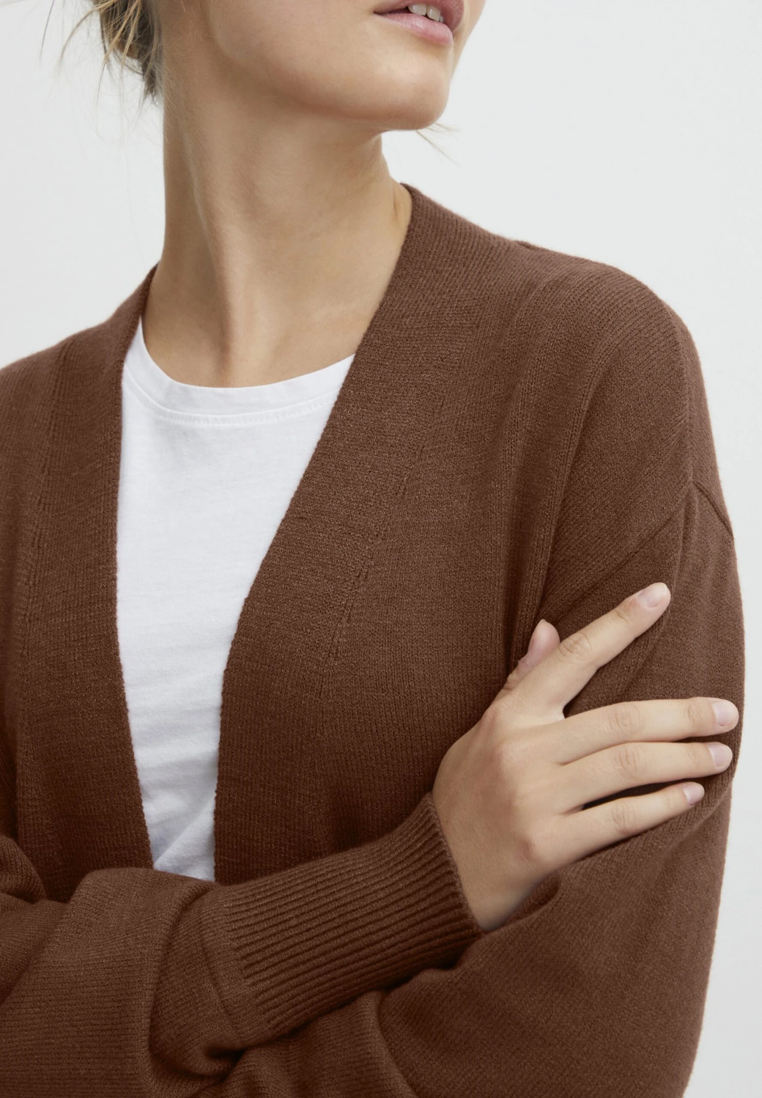 OXMO Oxritiana - Vest - Brunette Melange - Afbeelding 4