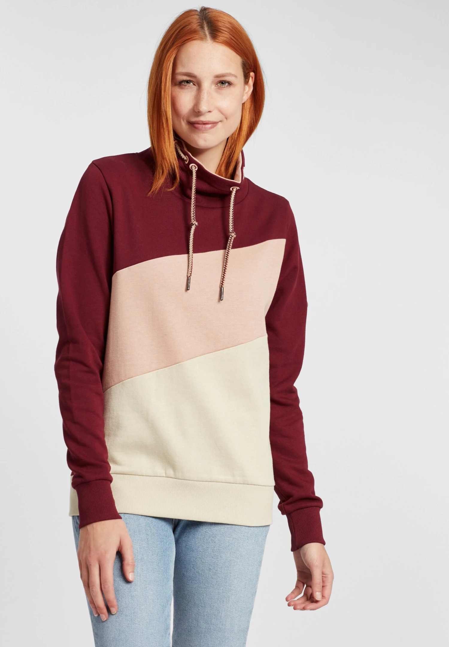 OXMO Oxagda - Sweater - Wine Red