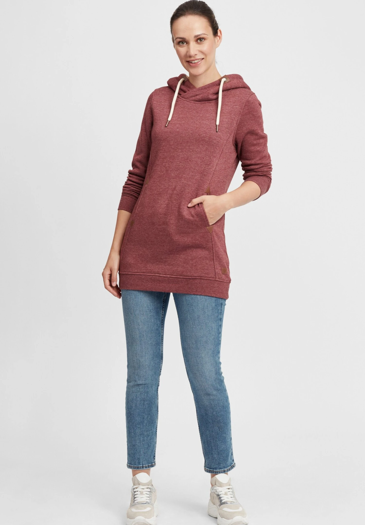 OXMO Oxvicky - Hoodie - Wine Red M - Afbeelding 2