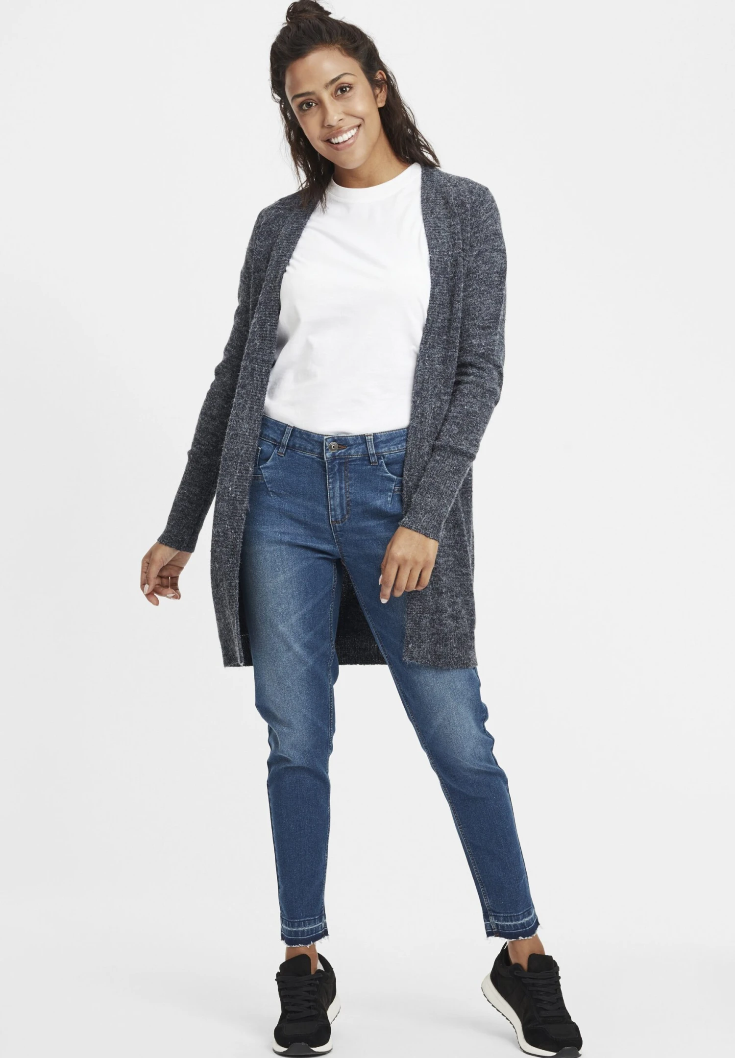 OXMO Oxirabelle - Slim Fit Jeans - Antique Blue - Afbeelding 2