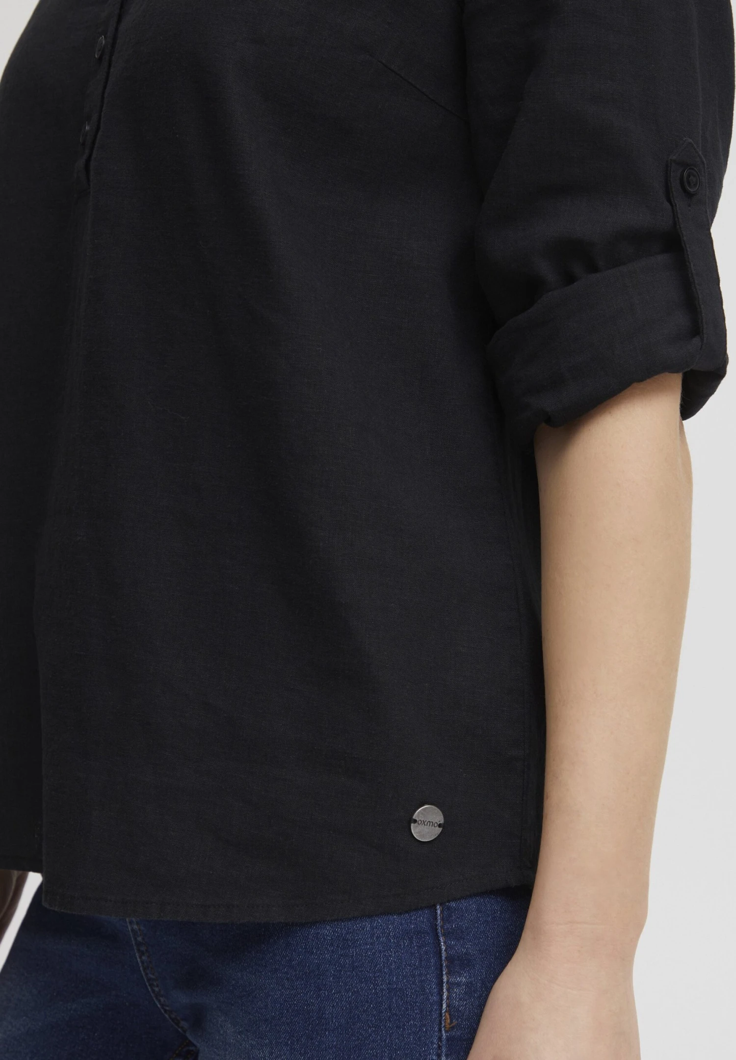 OXMO Oxanja - Blouse - Black - Afbeelding 5