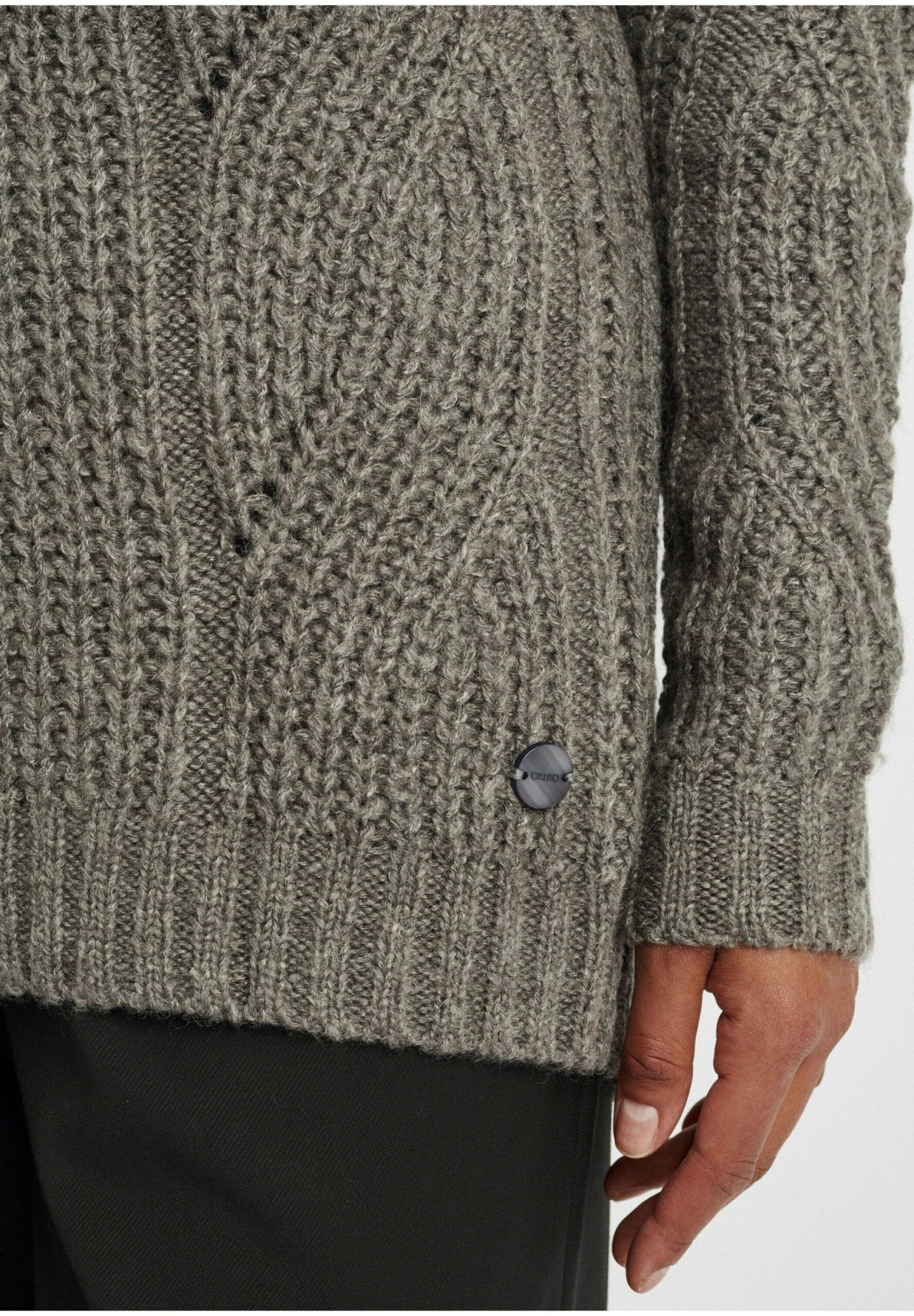 OXMO Oxclea - Vest - Medium Grey Melange - Afbeelding 5