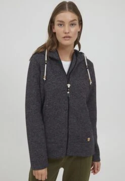 OXMO Oxfia - Sweater Met Rits - Black