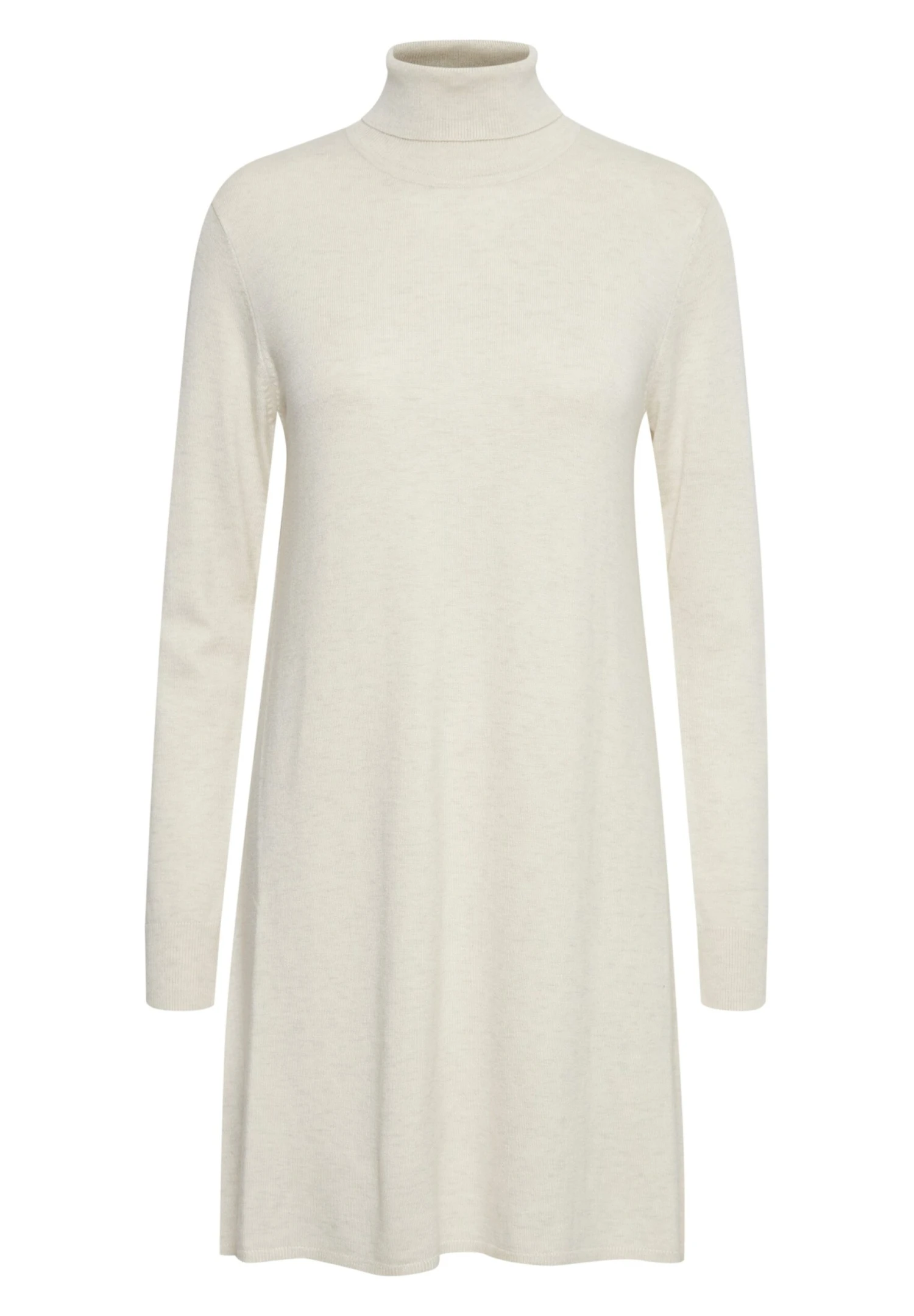 OXMO Winala - Gebreide Jurk - Oyster Grey Melange - Afbeelding 6