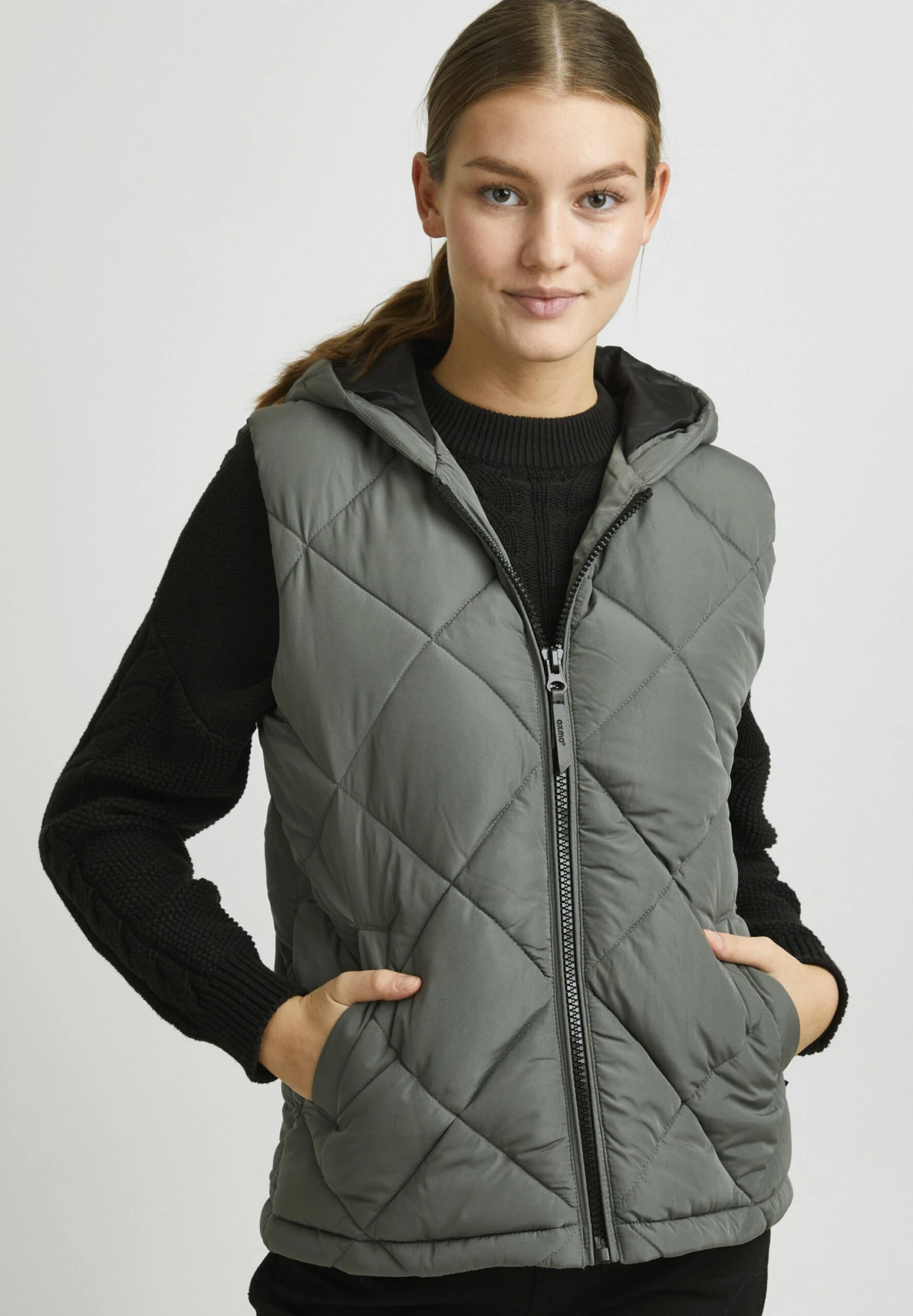OXMO Oxstana - Bodywarmer - Pewter