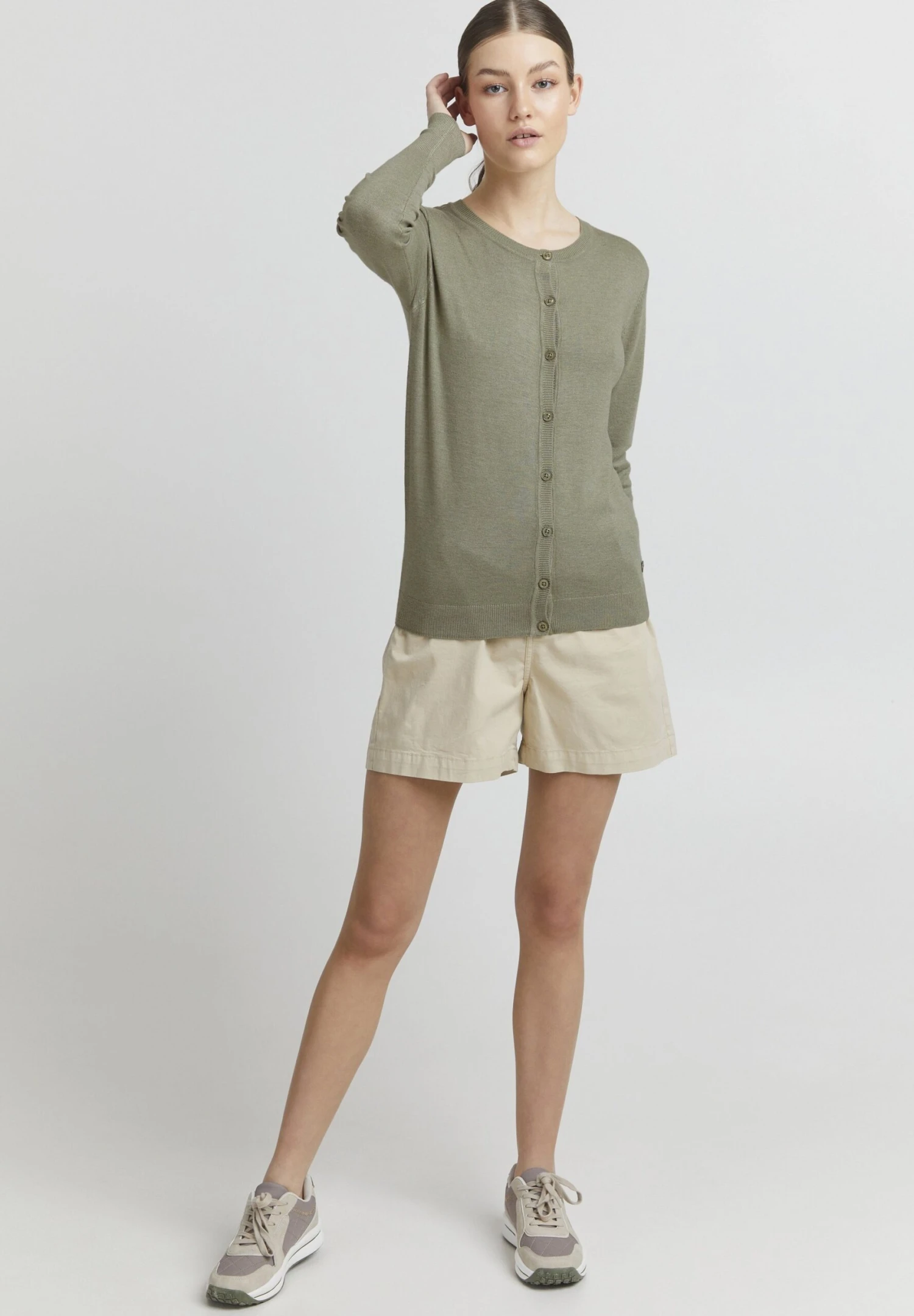 OXMO Vest - Seagrass Melange - Afbeelding 2