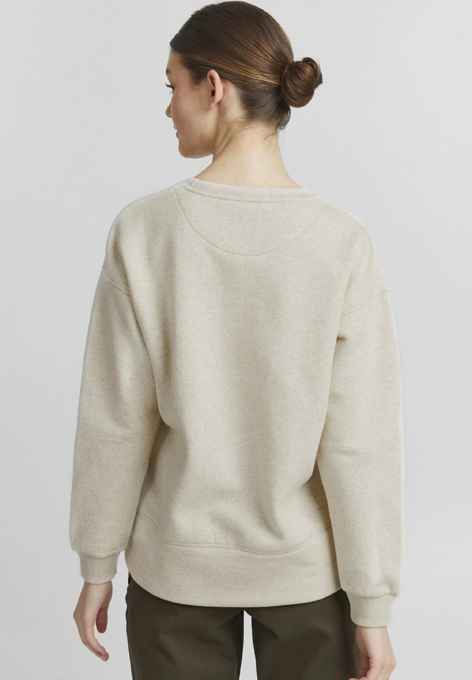 OXMO Holma - Sweater - Oatmeal Melange - Afbeelding 3