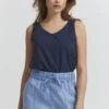 OXMO Top - Indigo Blue