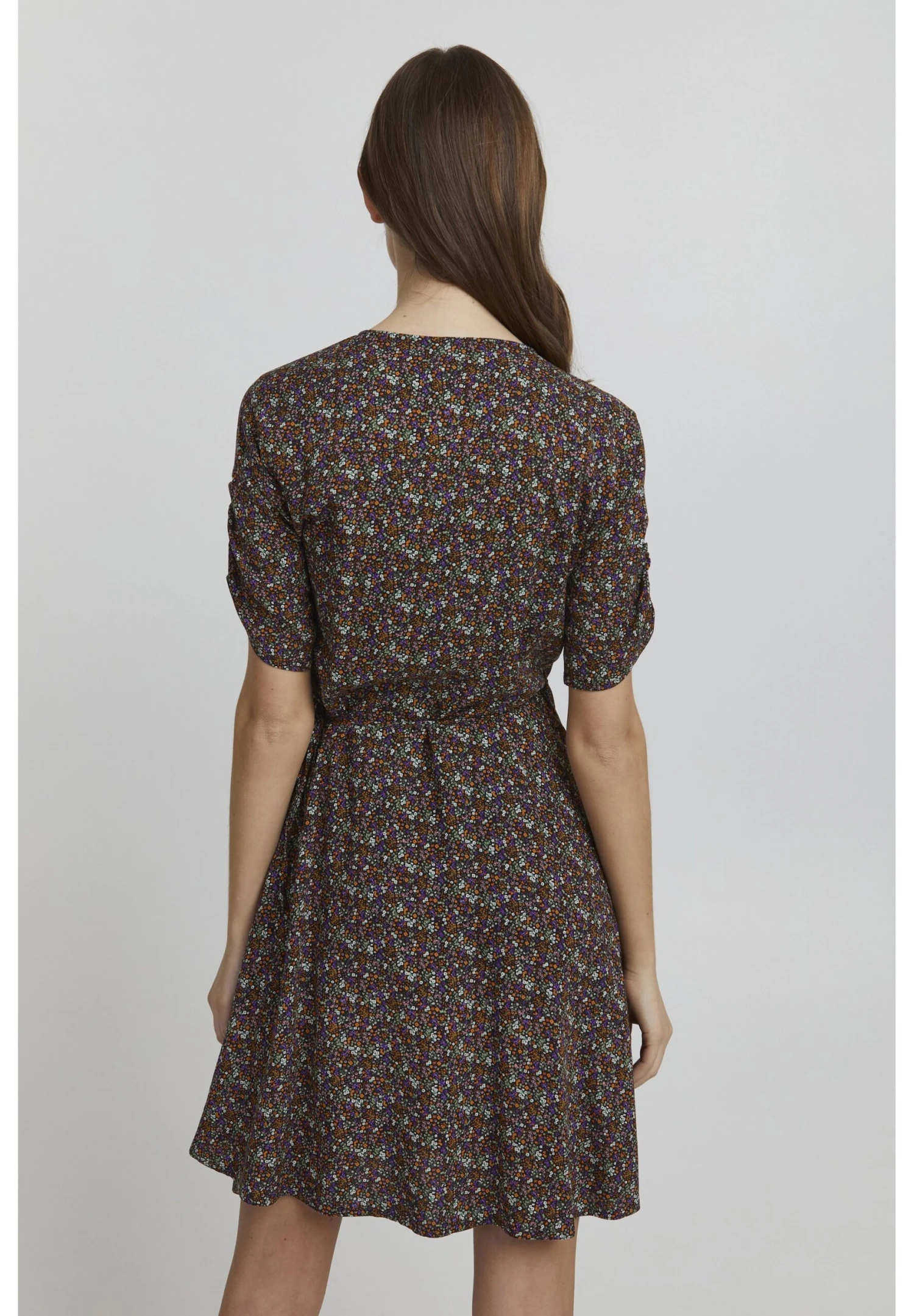 OXMO Oxembla - Jurk - Burnt Orange Mix - Afbeelding 3