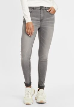 OXMO Oxlenna - Relaxed Fit Jeans - Grey Denim